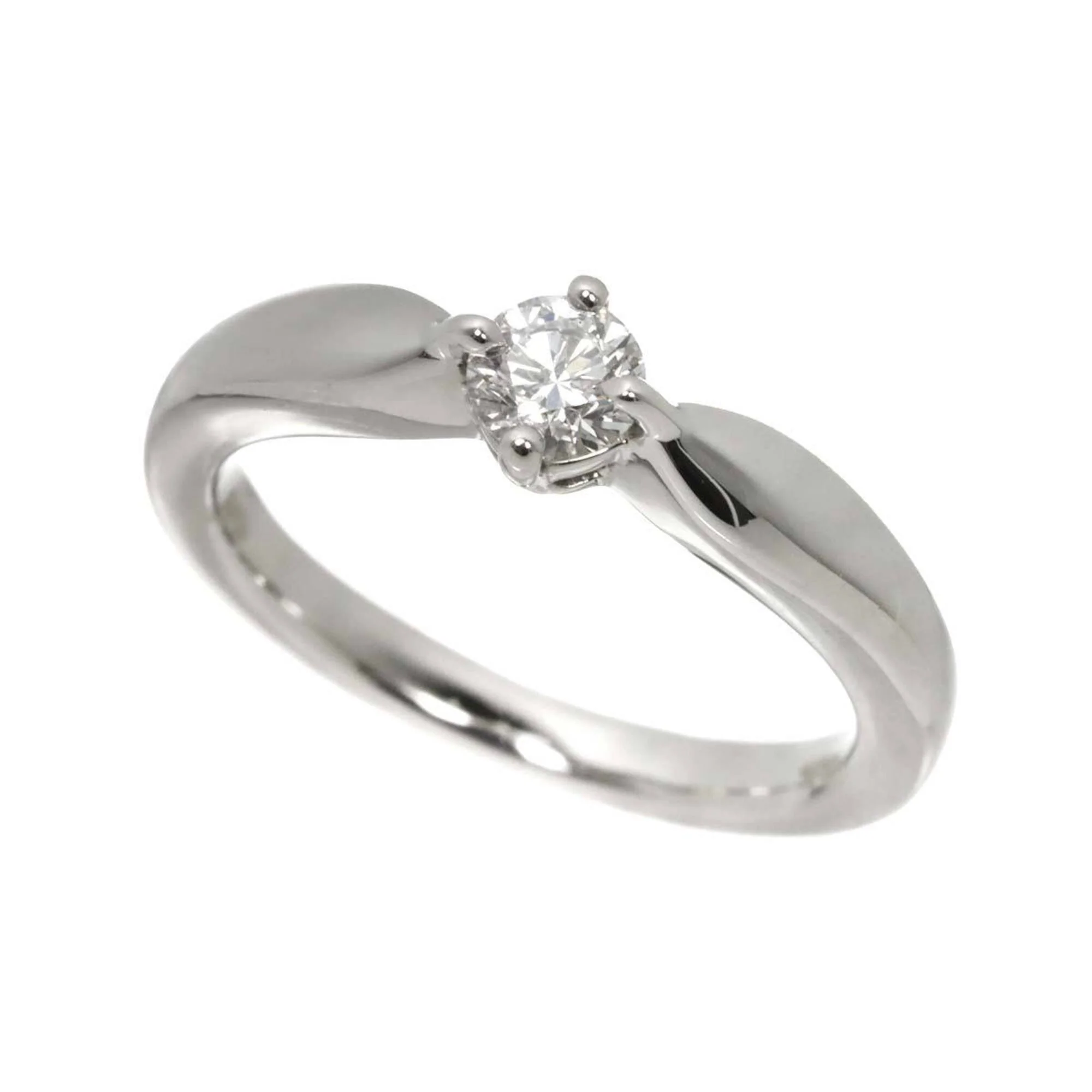 Band Ring Platinum with Diamond - Image 5