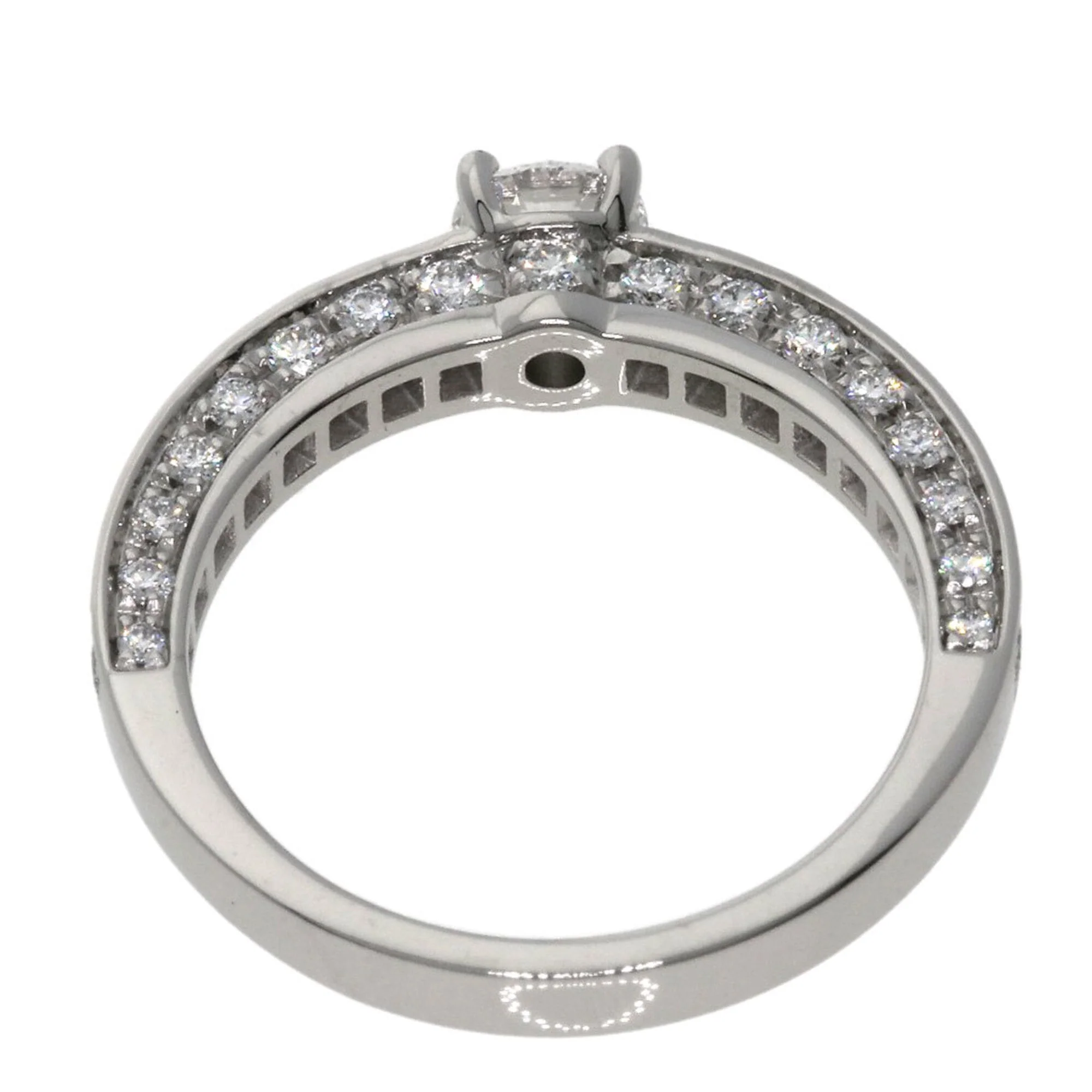 Band Ring Platinum with Diamond - Image 4