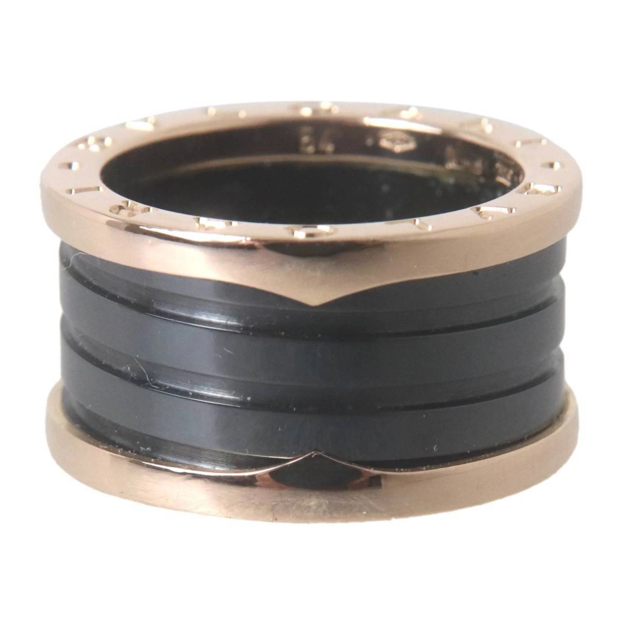 B.zero1 Band Ring Watch Ceramic and 18K Rose Gold US 6.5 (JP 13) - Image 3