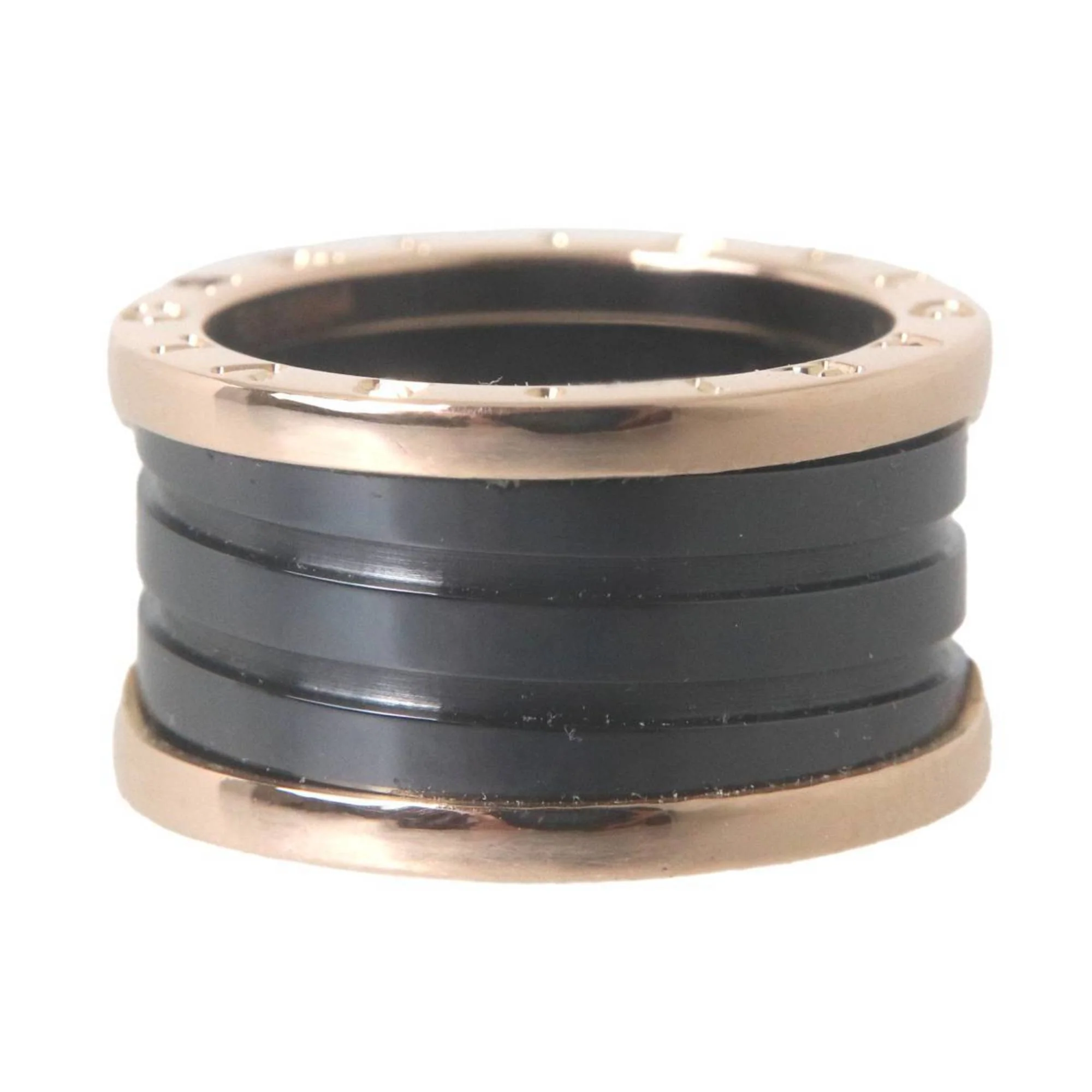 B.zero1 Band Ring Watch Ceramic and 18K Rose Gold US 6.5 (JP 13) - Image 4