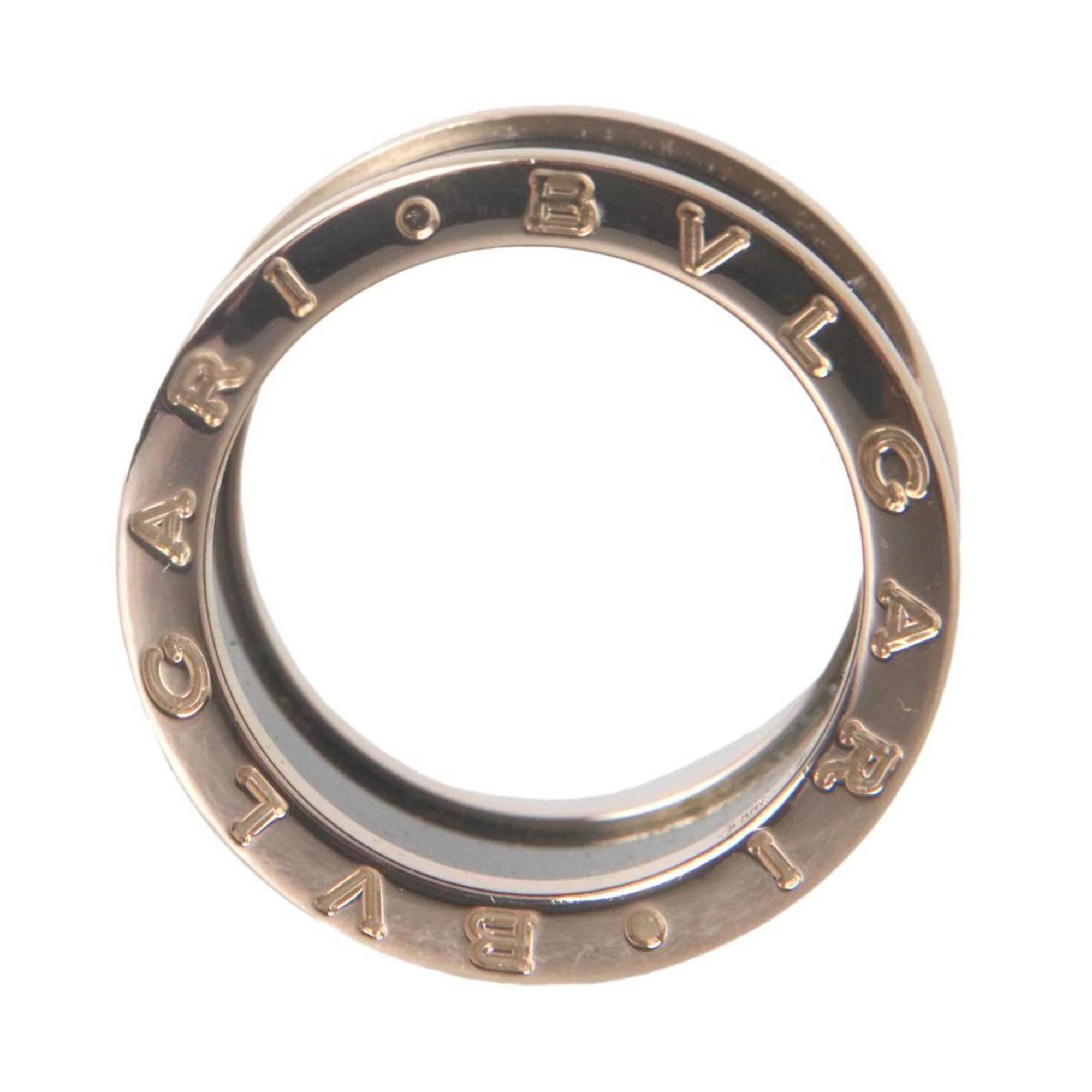 B.zero1 Band Ring Watch Ceramic and 18K Rose Gold US 6.5 (JP 13) - Image 7