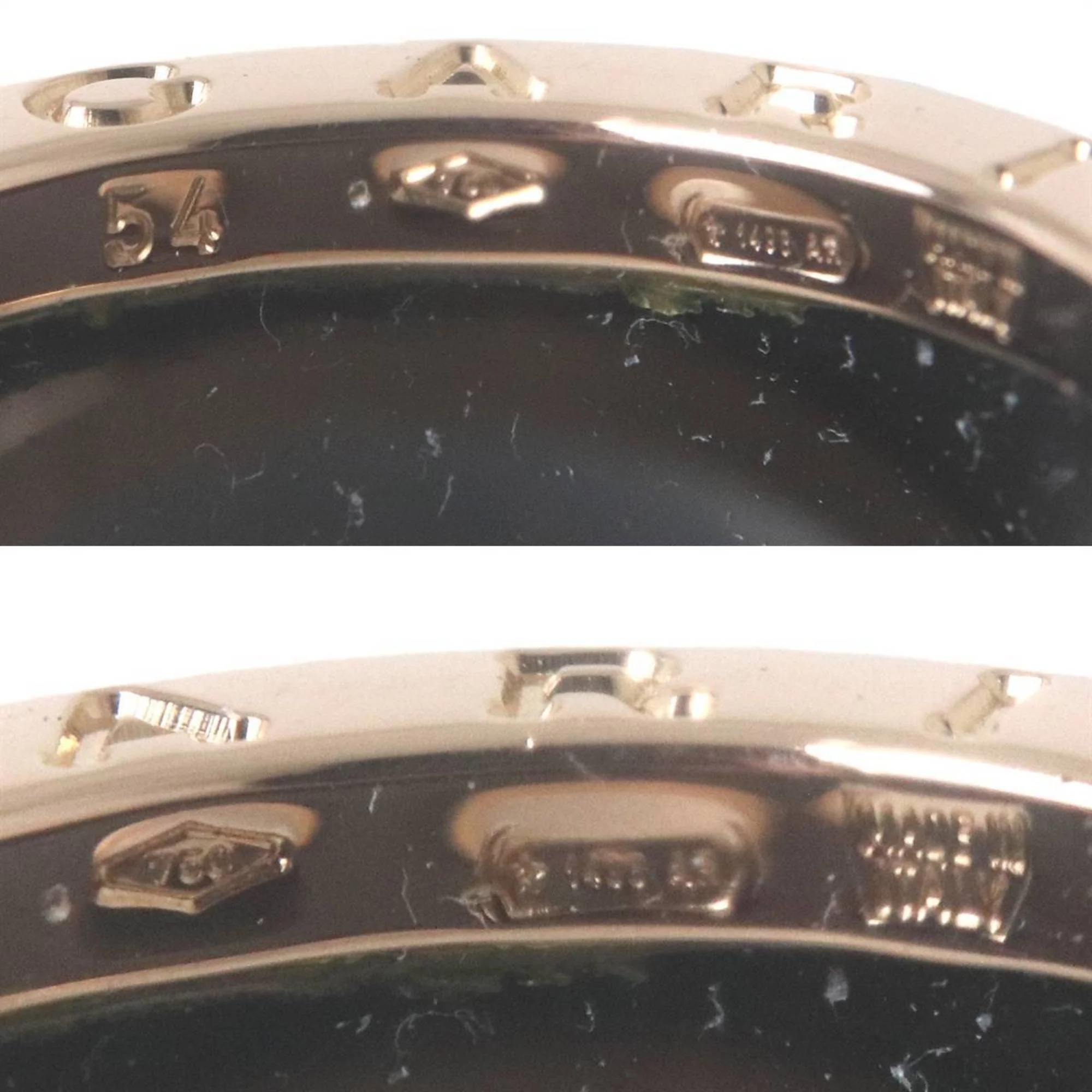 B.zero1 Band Ring Watch Ceramic and 18K Rose Gold US 6.5 (JP 13) - Image 9