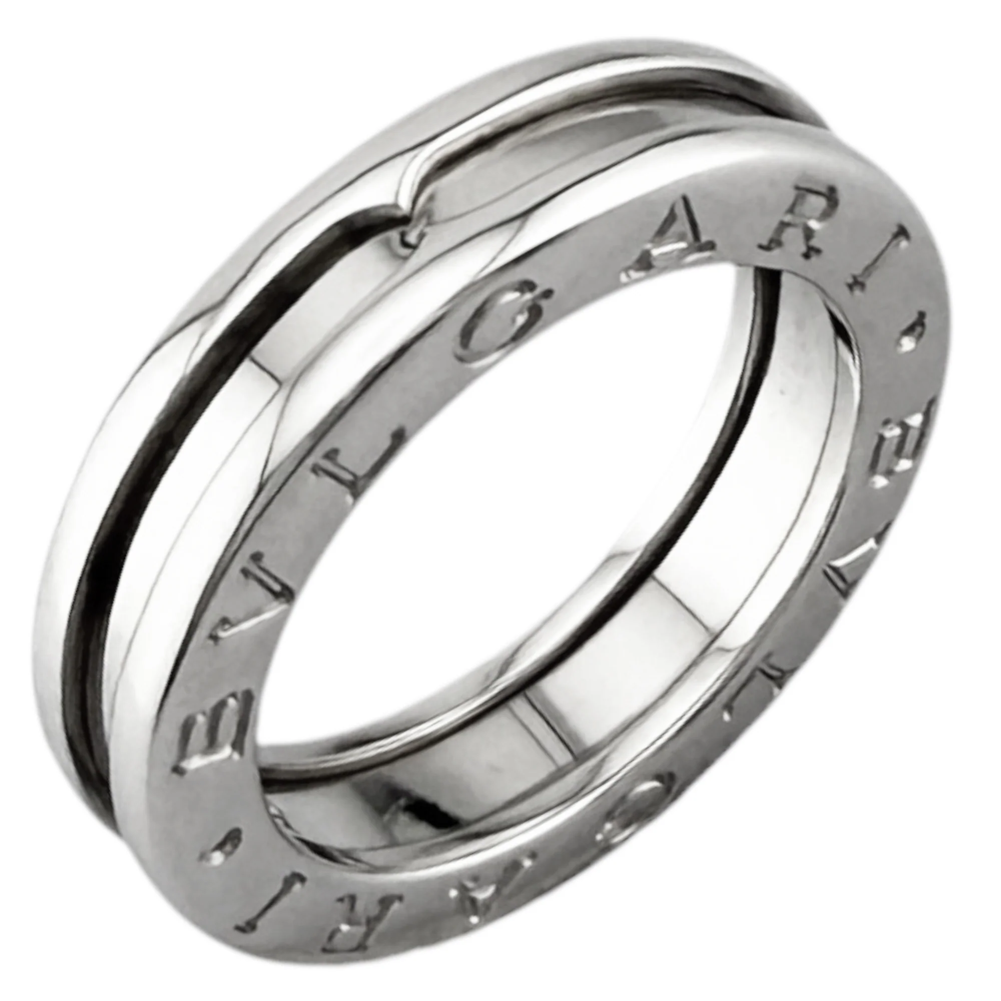 B.Zero1 One Band Ring 18K White Gold