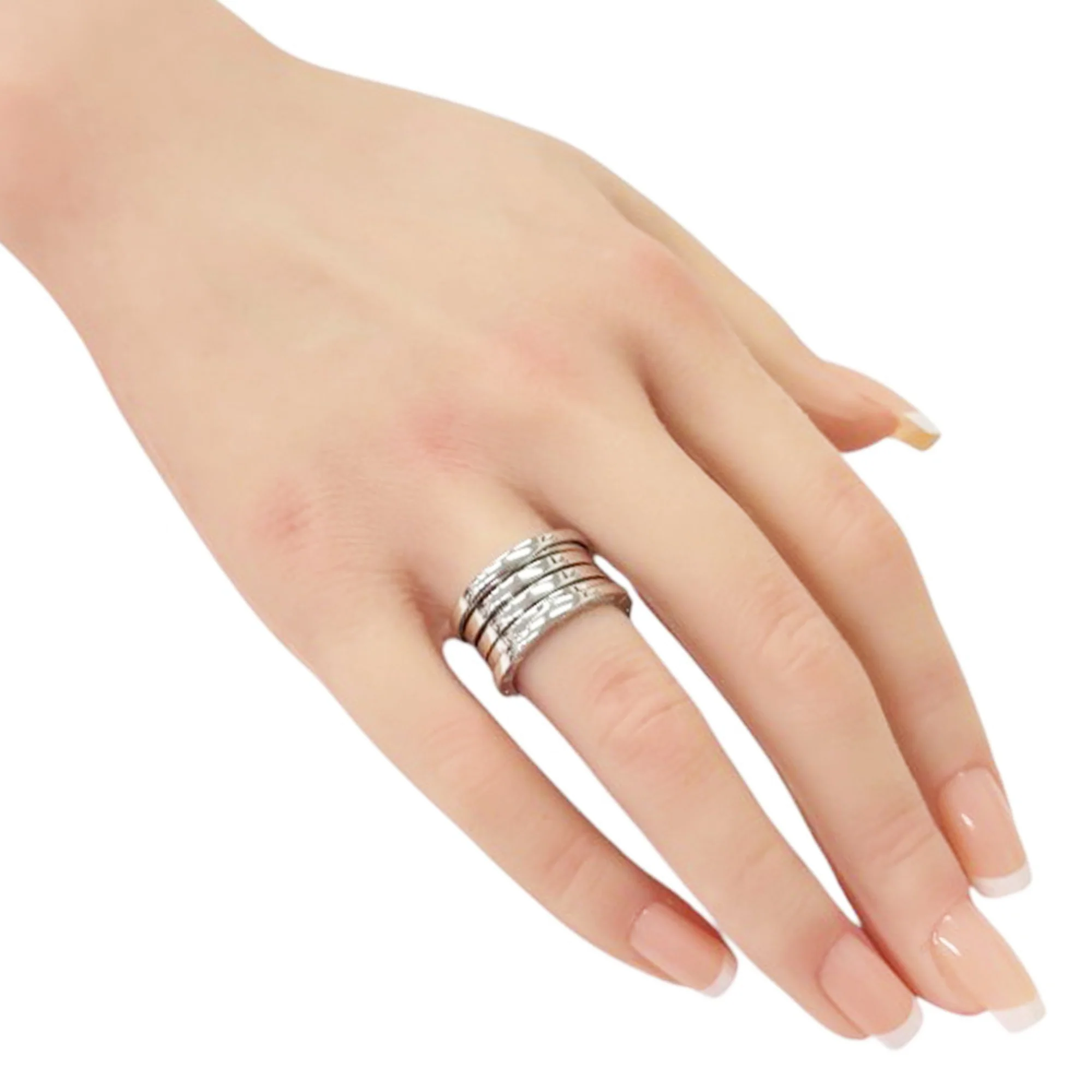 B.Zero1 One Band Ring 18K White Gold - Image 2