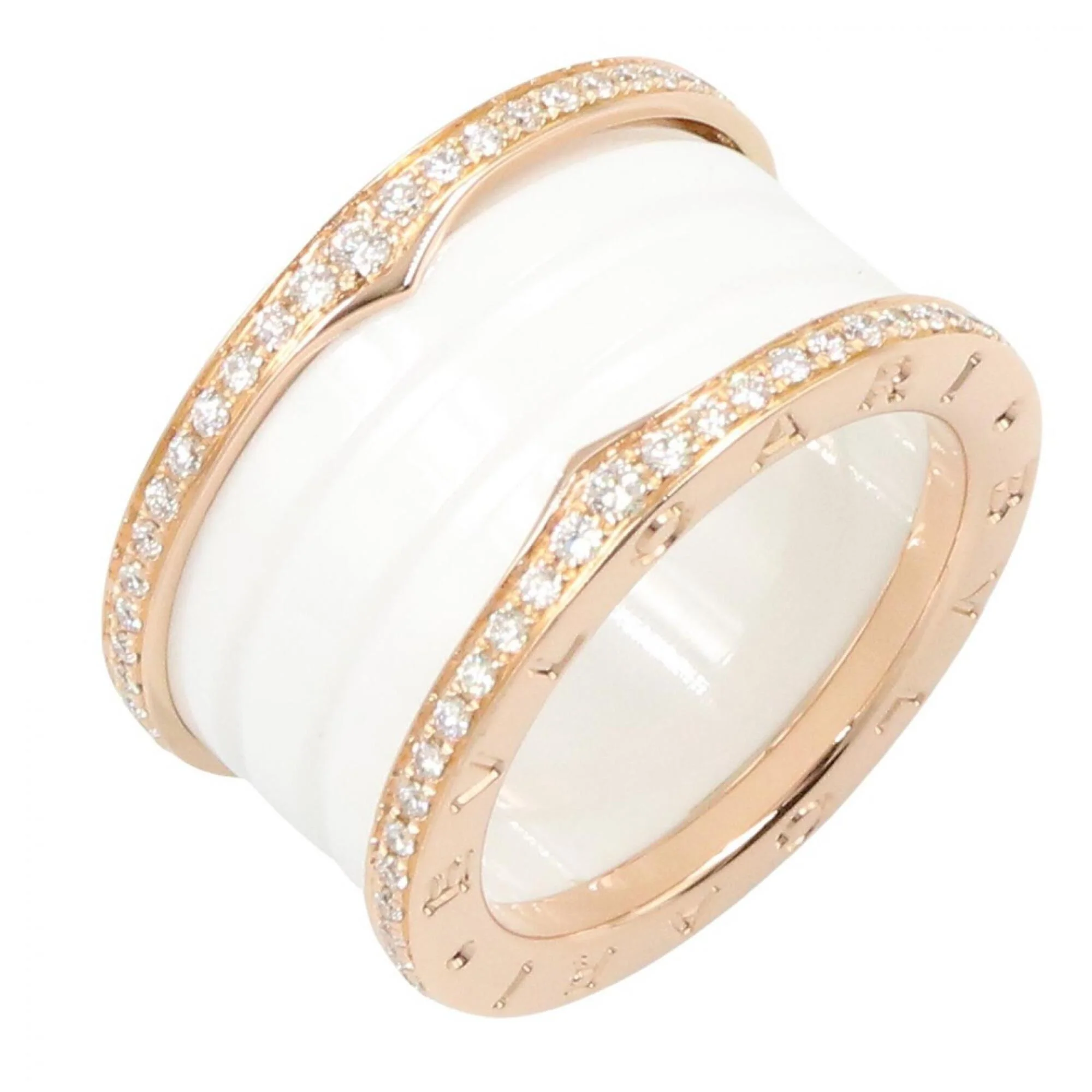 B.Zero1 Ring 18K Rose Gold and Ceramic