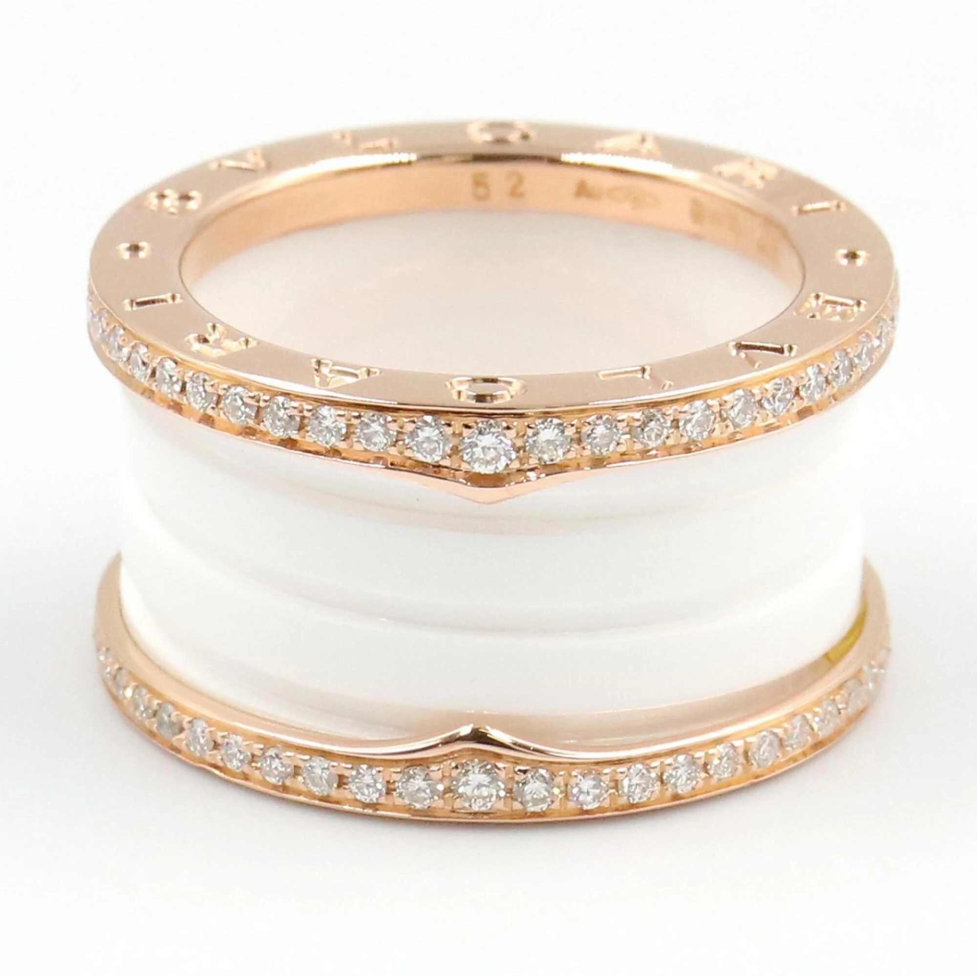 B.Zero1 Ring 18K Rose Gold and Ceramic - Image 2