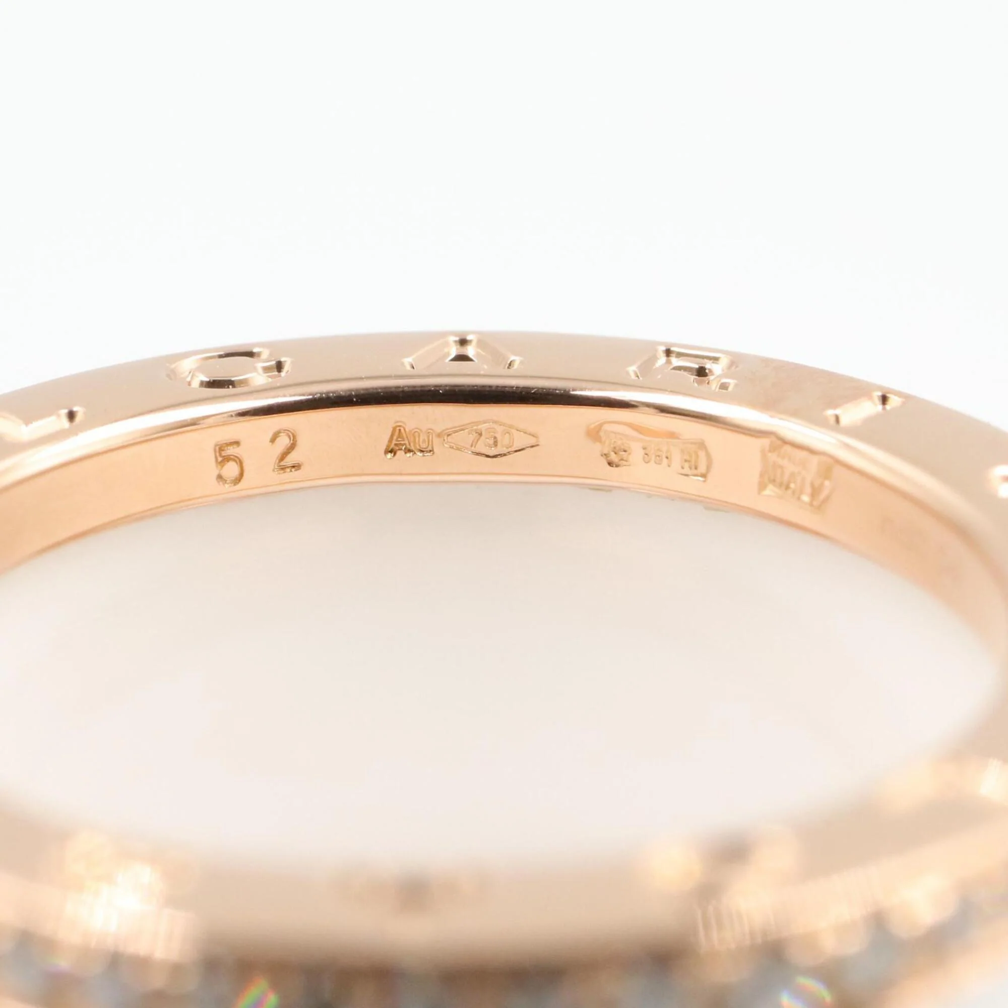 B.Zero1 Ring 18K Rose Gold and Ceramic - Image 4