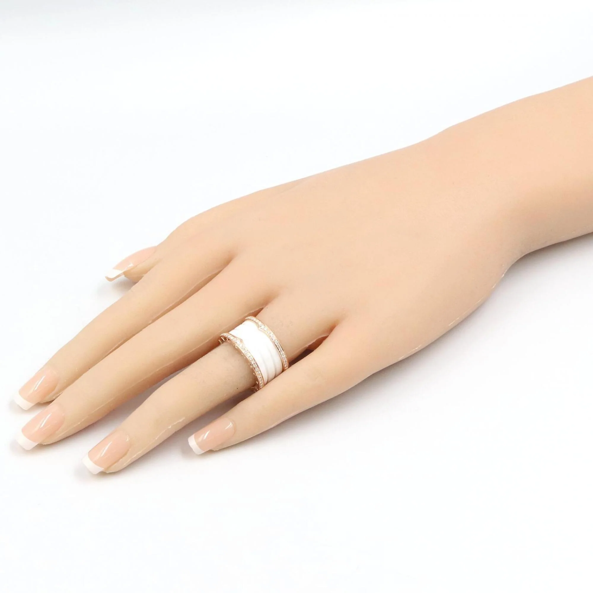 B.Zero1 Ring 18K Rose Gold and Ceramic - Image 8