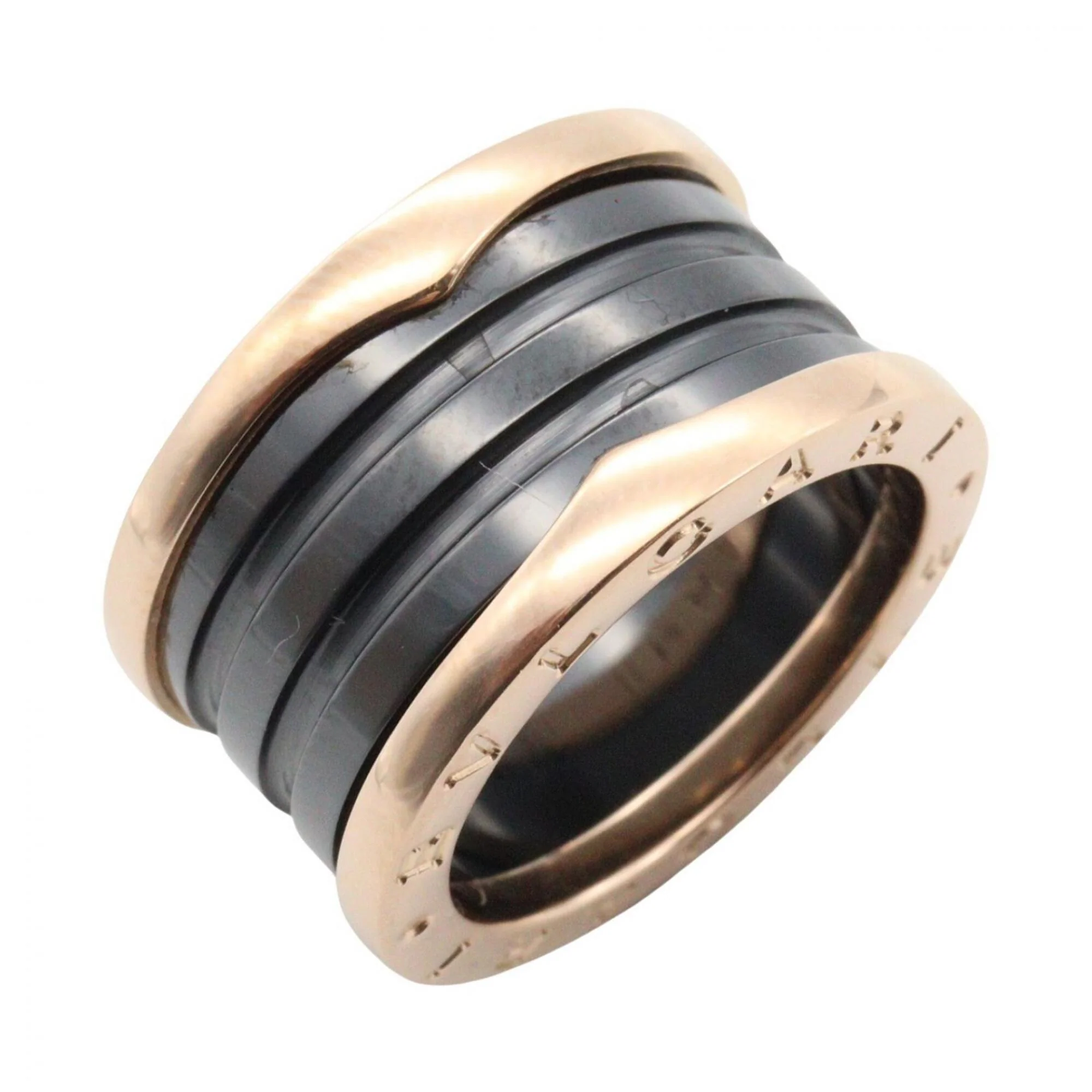 B.Zero1 Ring 18K Rose Gold and Ceramic