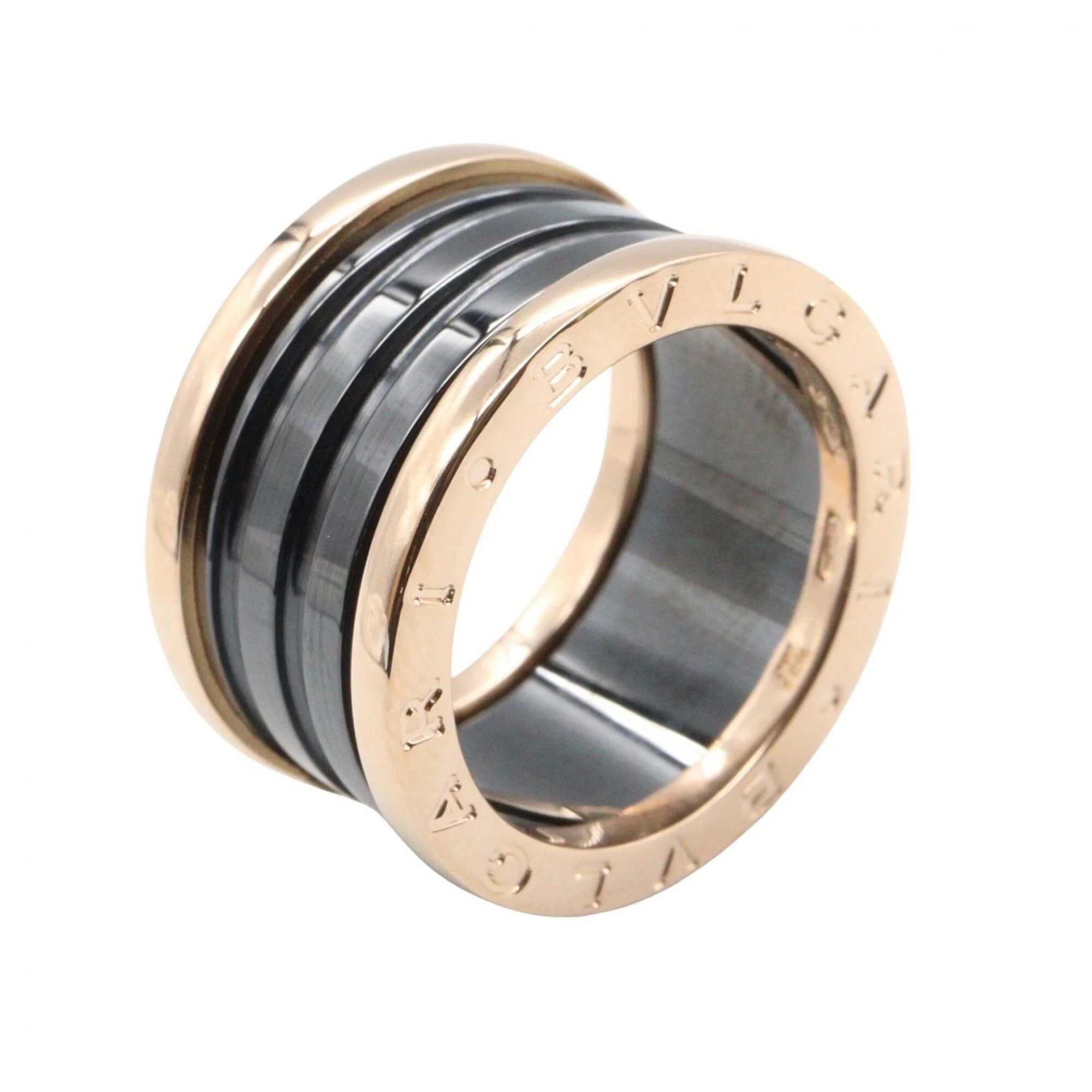 B.Zero1 Ring 18K Rose Gold and Ceramic - Image 3