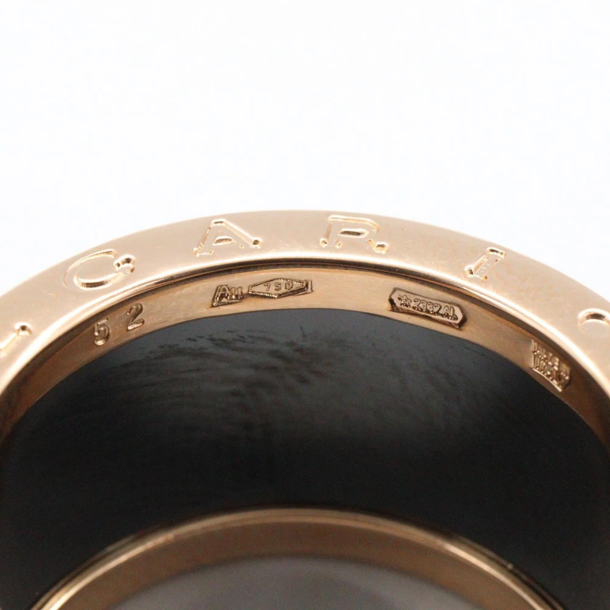 B.Zero1 Ring 18K Rose Gold and Ceramic - Image 4