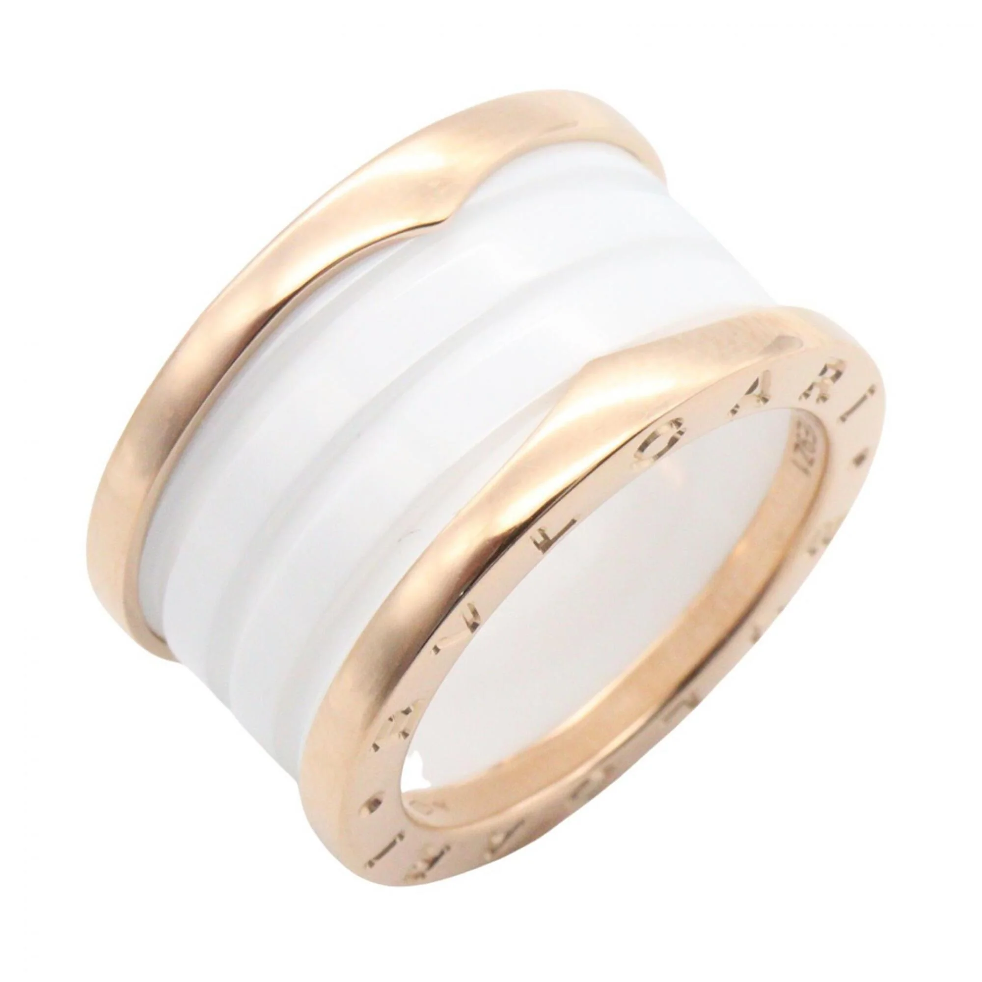B.Zero1 Ring 18K Rose Gold and Ceramic