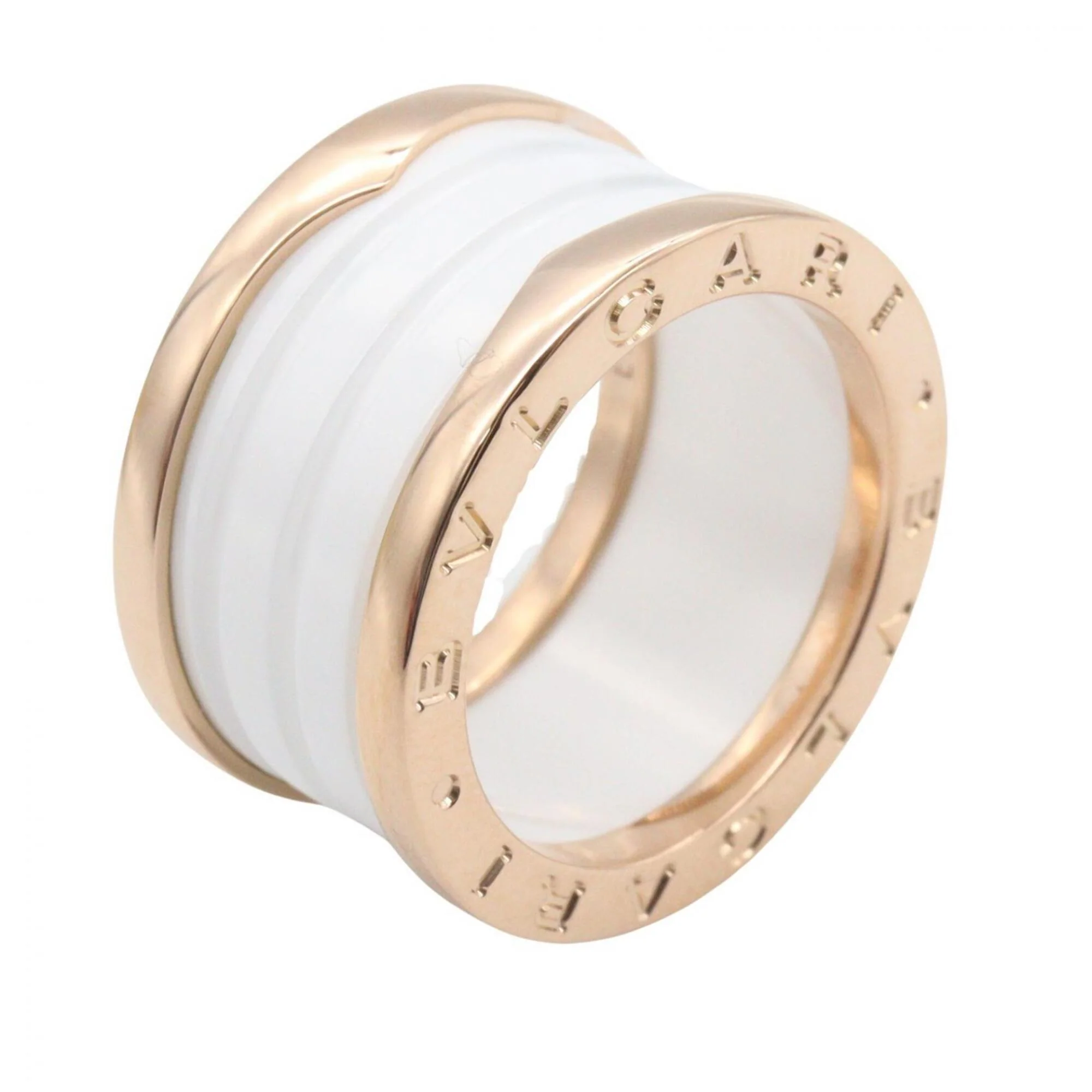 B.Zero1 Ring 18K Rose Gold and Ceramic - Image 3