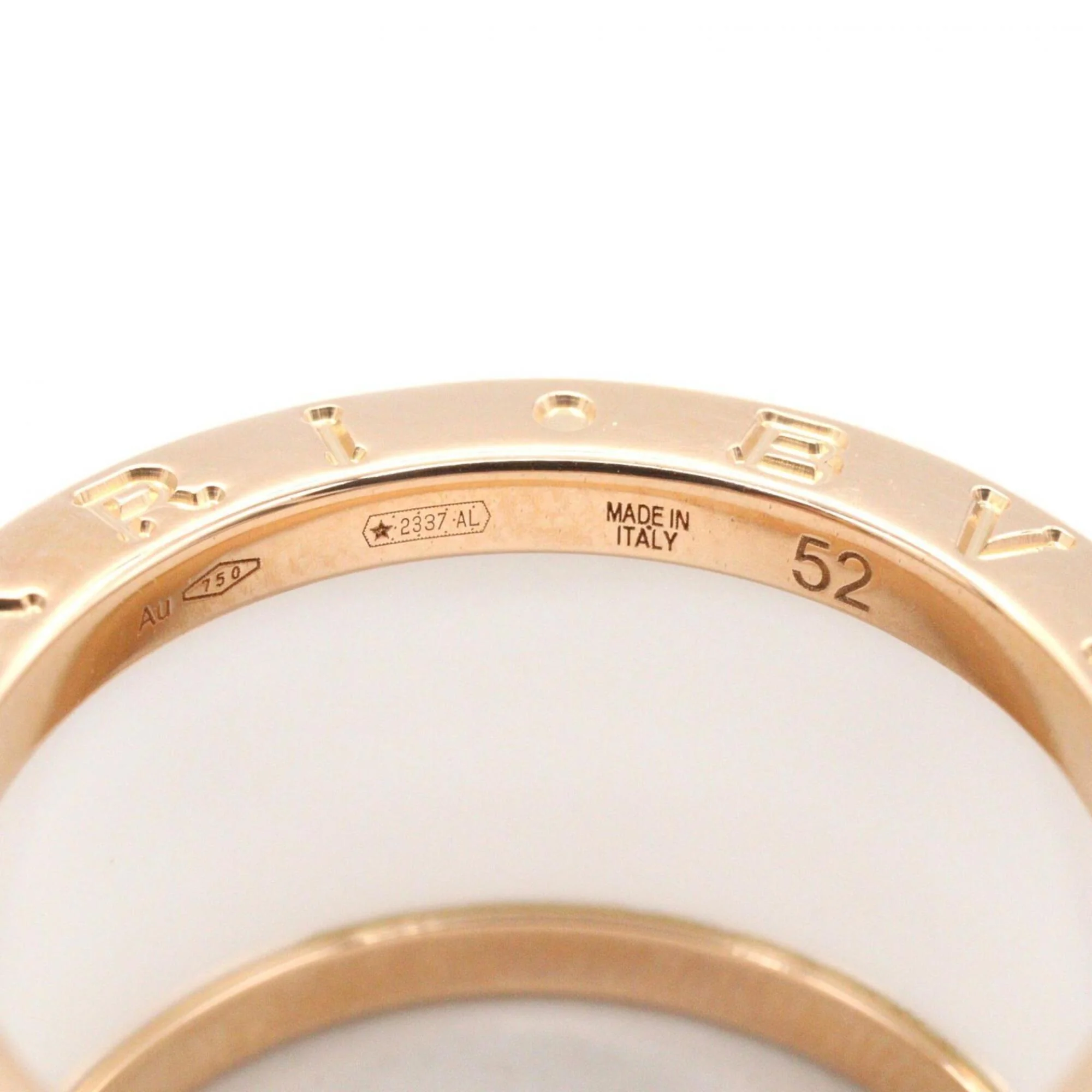 B.Zero1 Ring 18K Rose Gold and Ceramic - Image 4