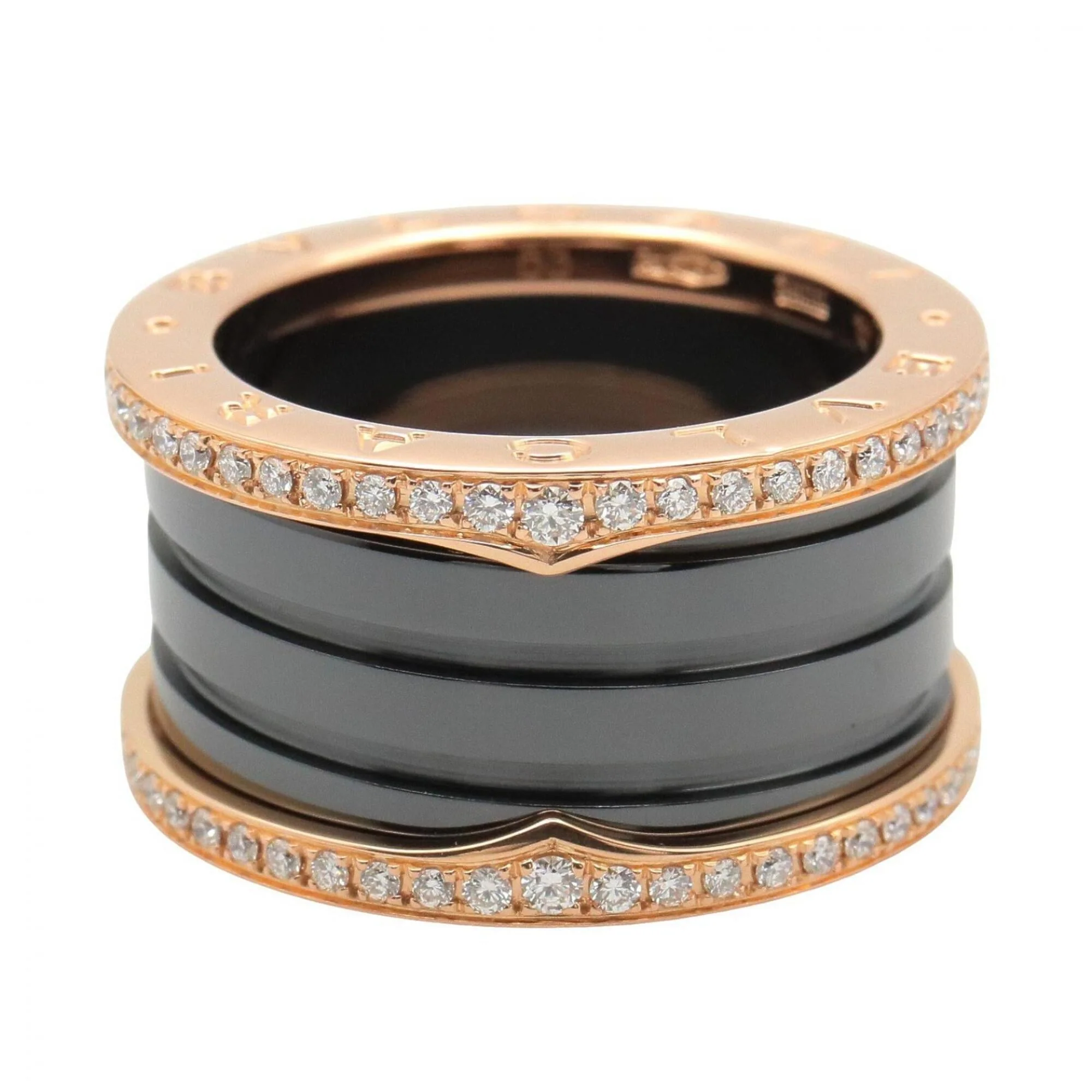 B.Zero1 Ring 18K Rose Gold and Ceramic - Image 2