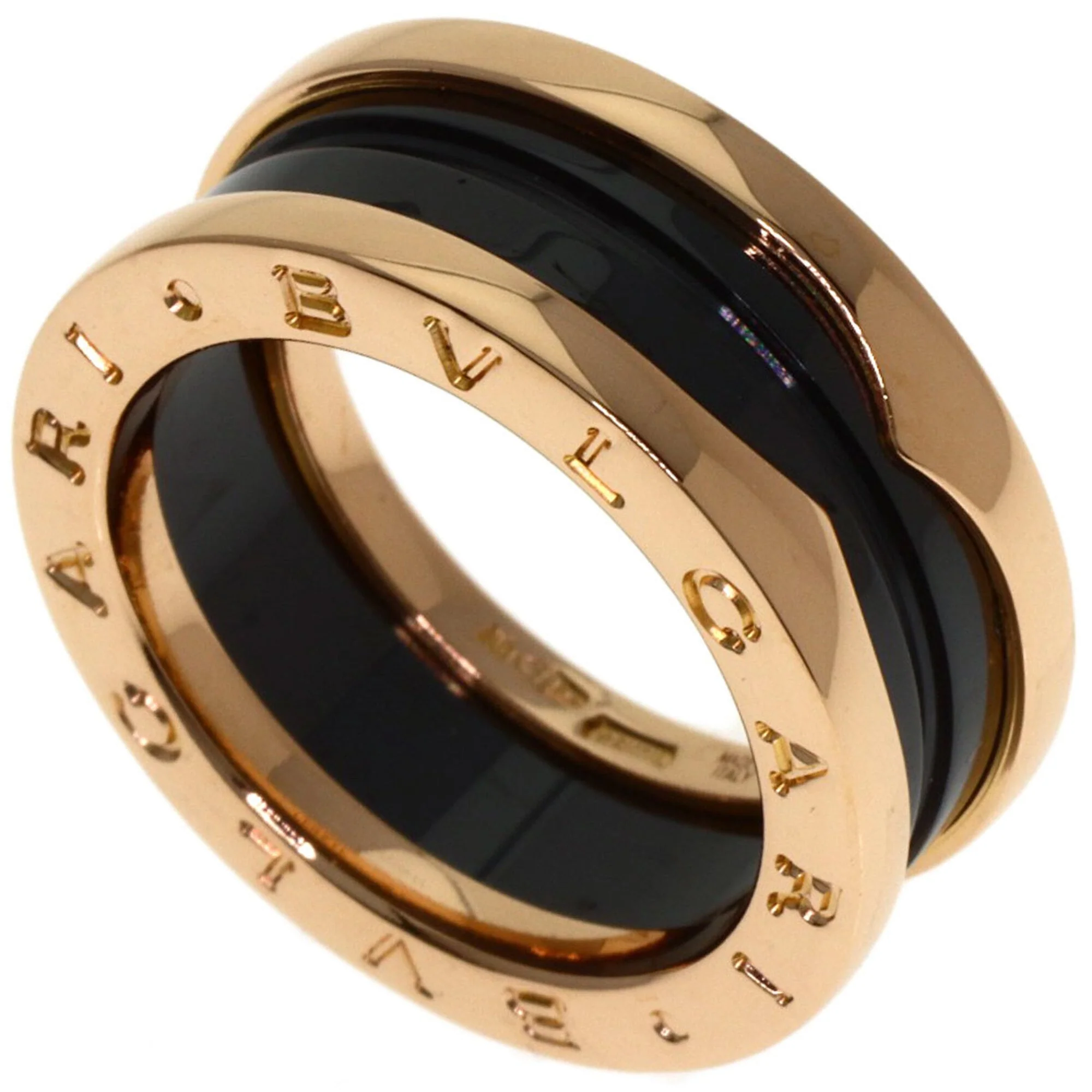 B.Zero1 Ring 18K Rose Gold and Ceramic