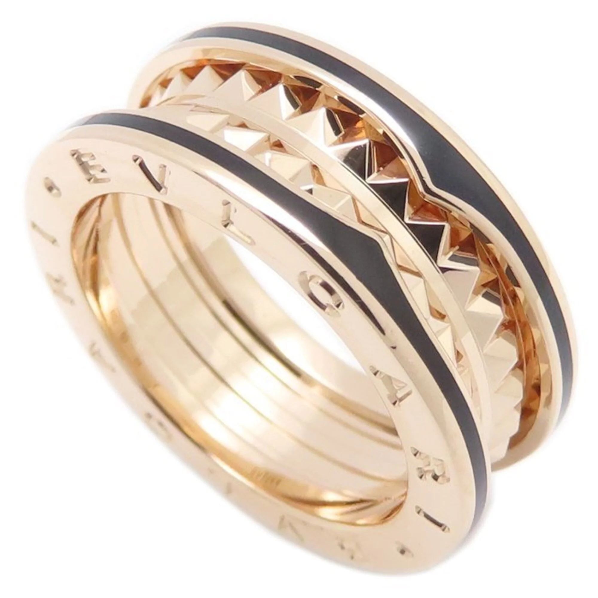 B.Zero1 Ring 18K Rose Gold and Ceramic - Image 2