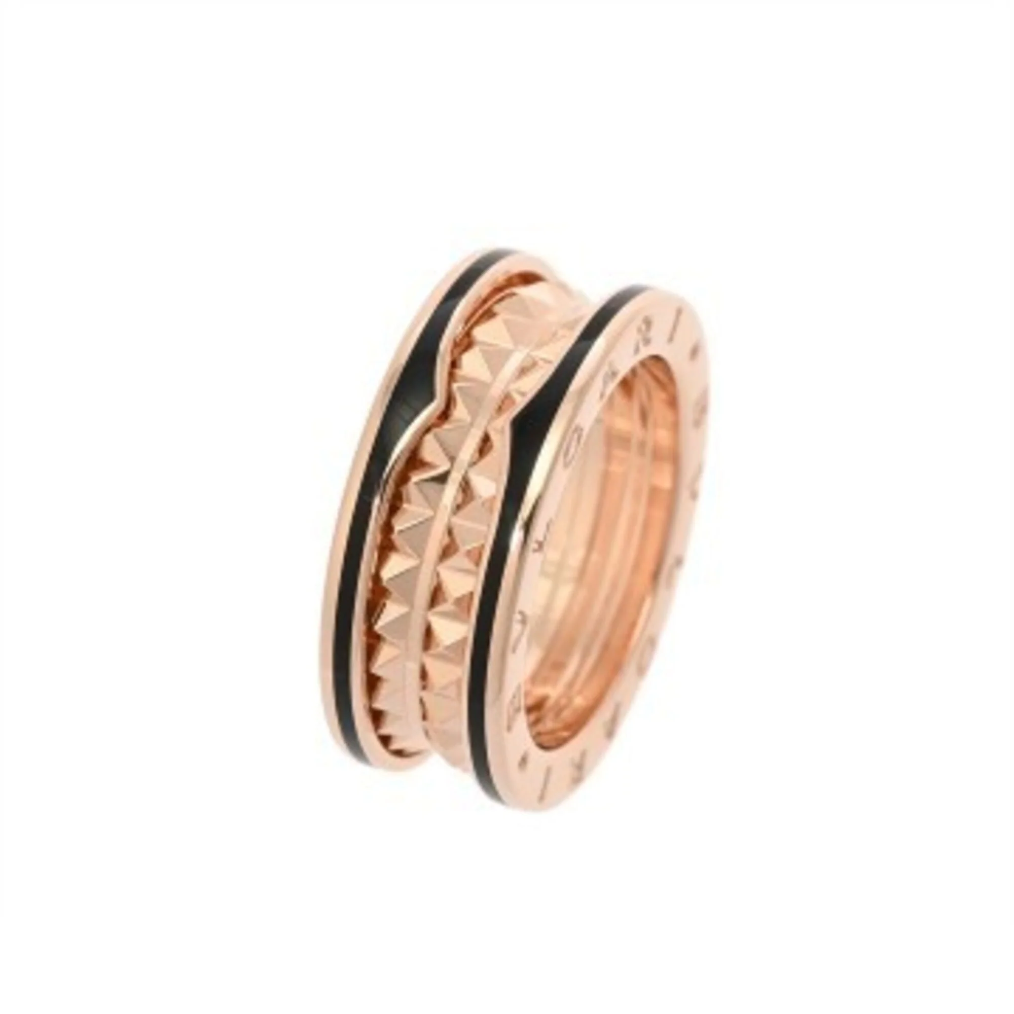 B.Zero1 Ring 18K Rose Gold and Ceramic
