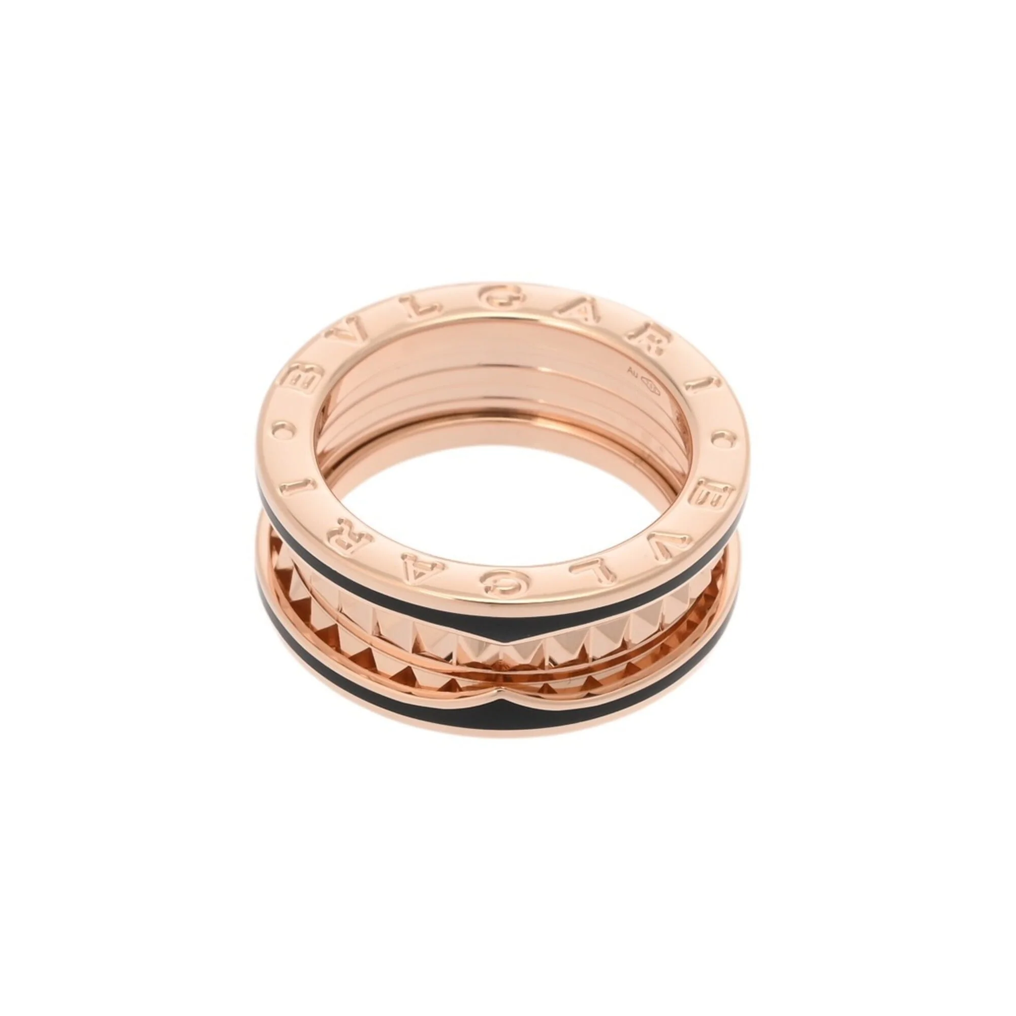 B.Zero1 Ring 18K Rose Gold and Ceramic - Image 3