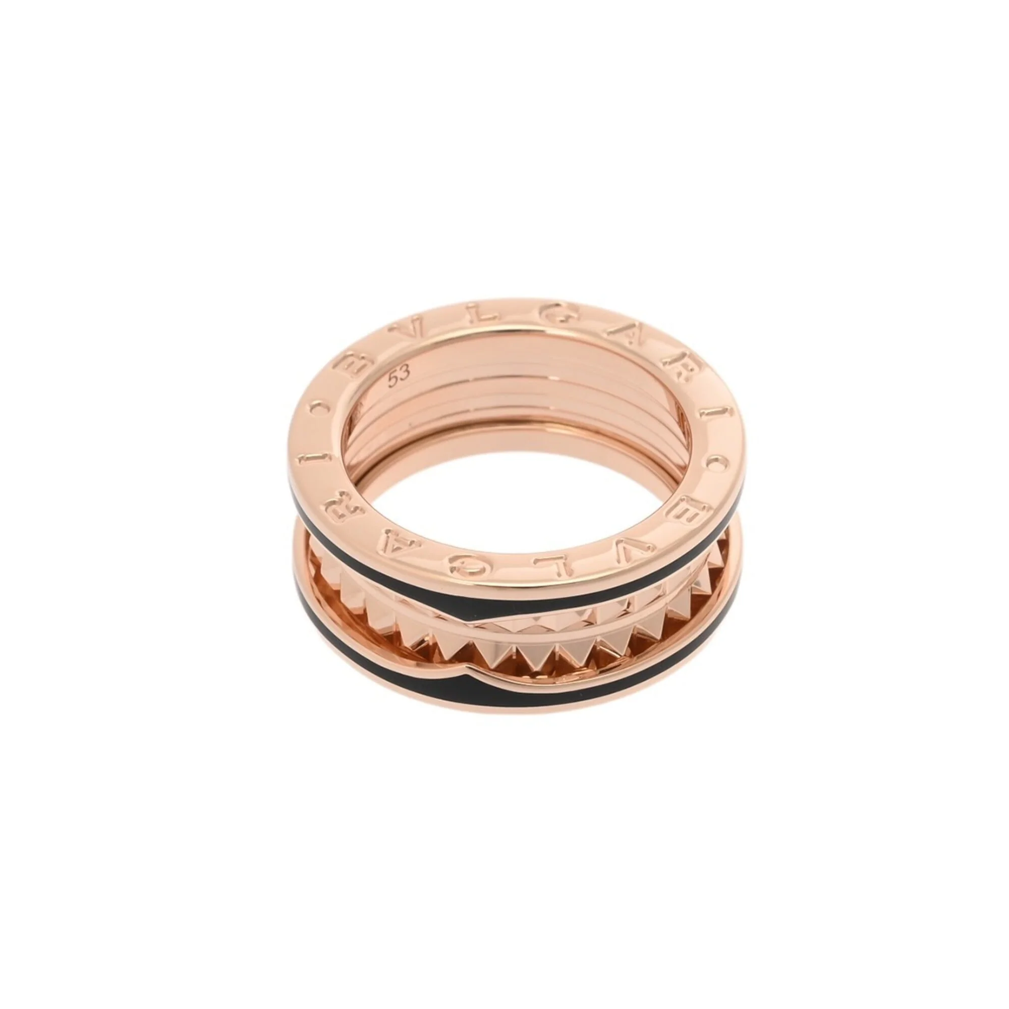 B.Zero1 Ring 18K Rose Gold and Ceramic - Image 4