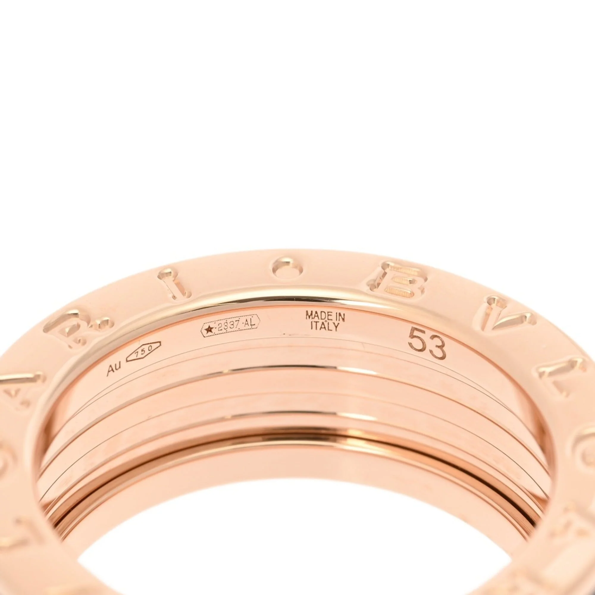 B.Zero1 Ring 18K Rose Gold and Ceramic - Image 5