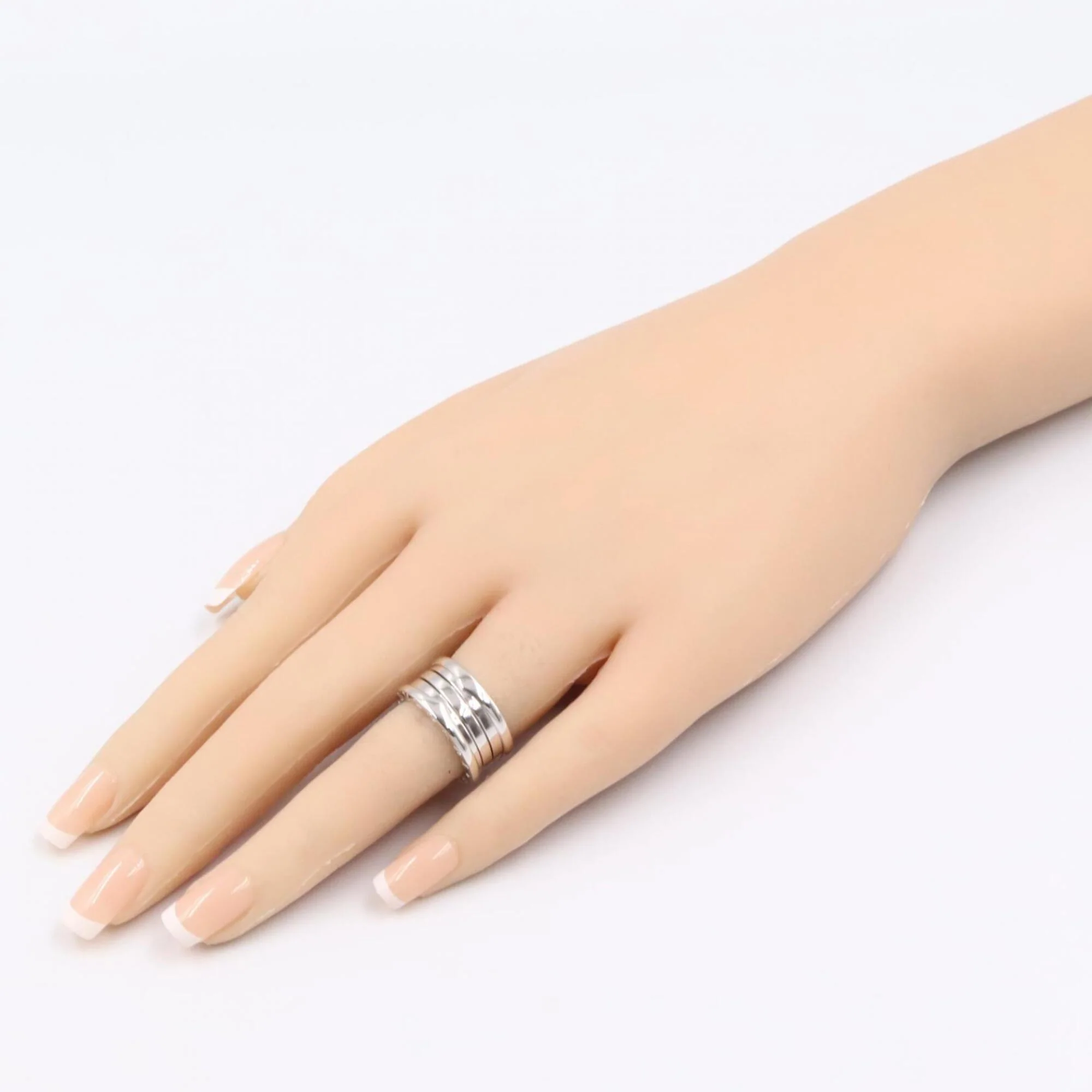 B.Zero1 Ring 18K White Gold and Sterling Silver - Image 7