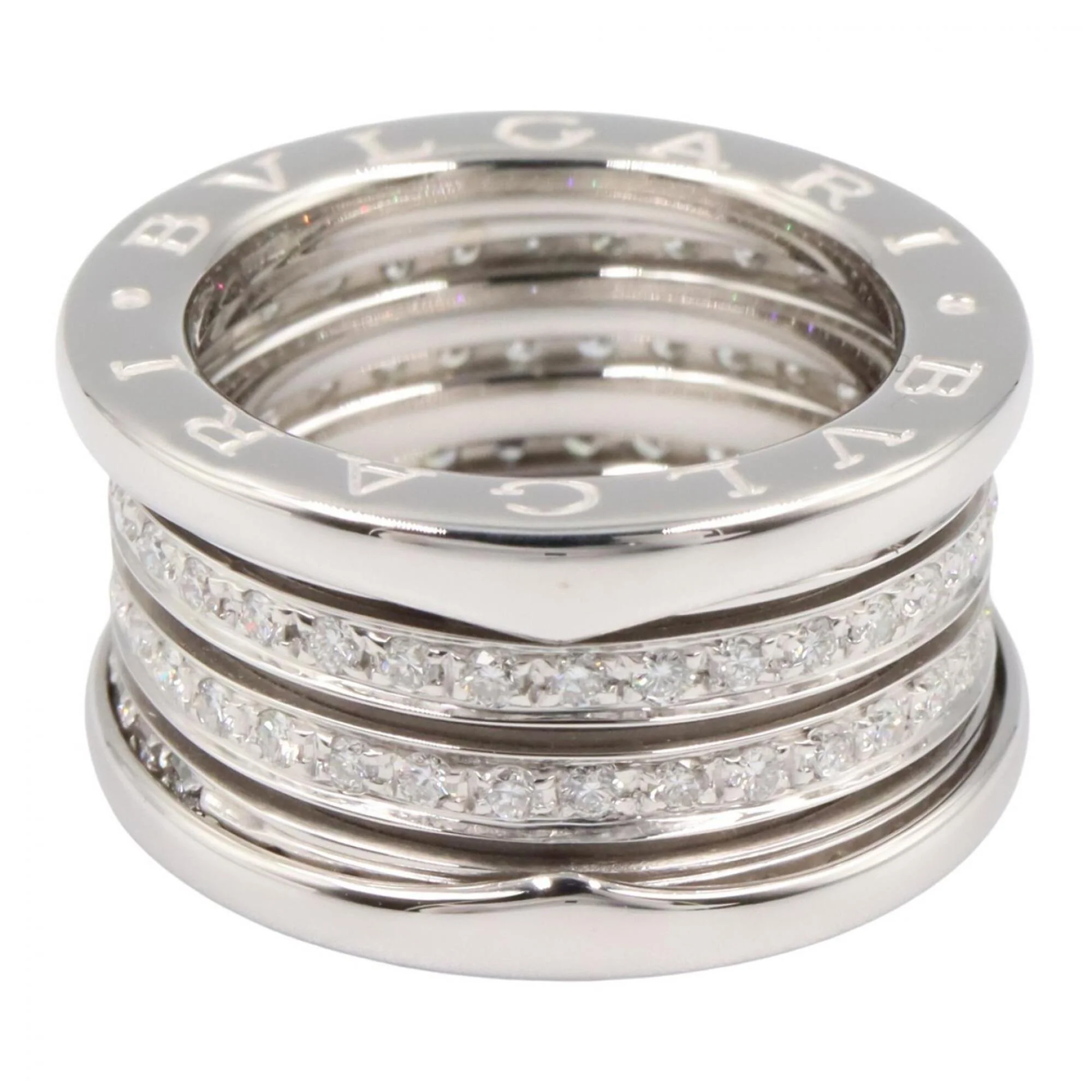 B.Zero1 Ring 18K White Gold and Sterling Silver - Image 2