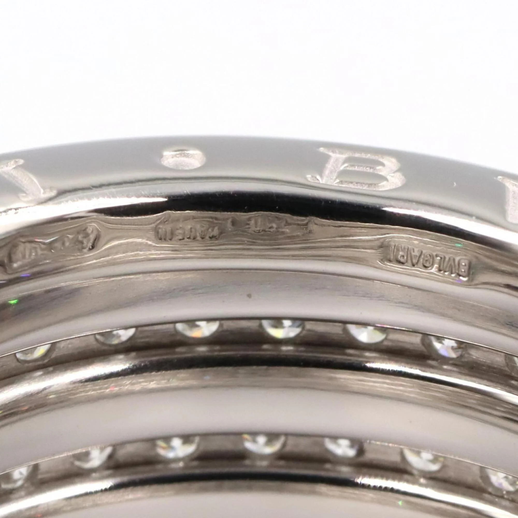 B.Zero1 Ring 18K White Gold and Sterling Silver - Image 3