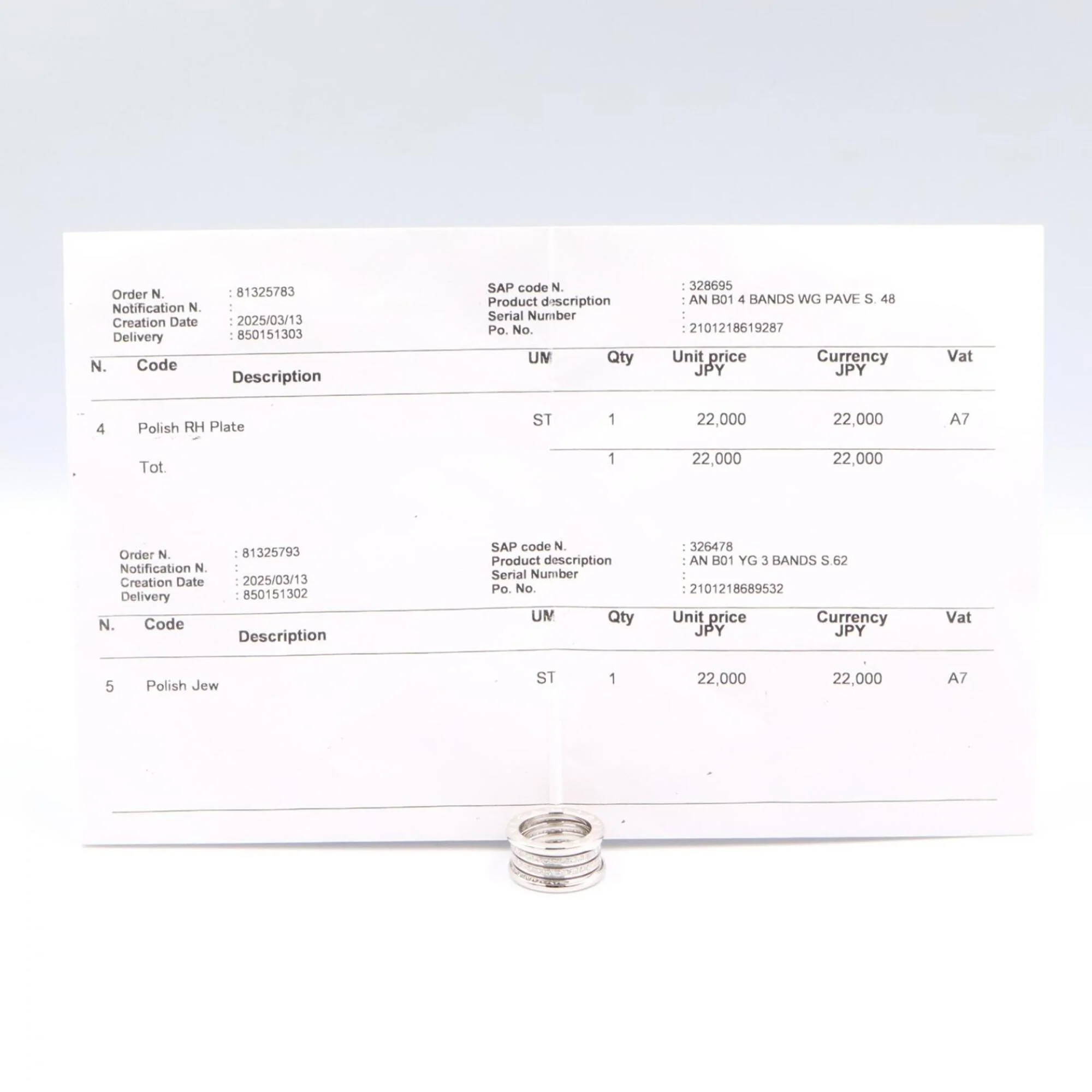 B.Zero1 Ring 18K White Gold and Sterling Silver - Image 7