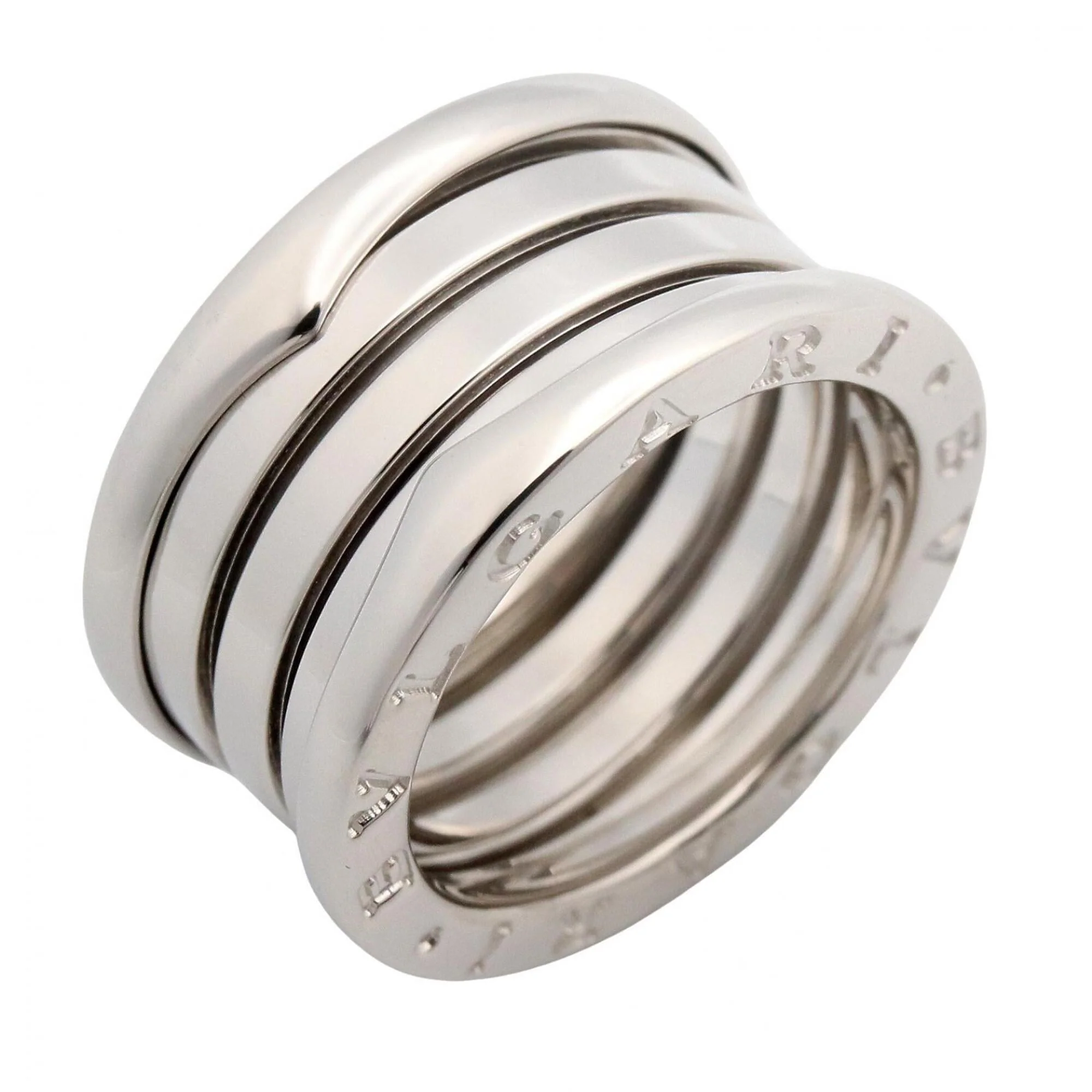 B.Zero1 Ring 18K White Gold and Sterling Silver
