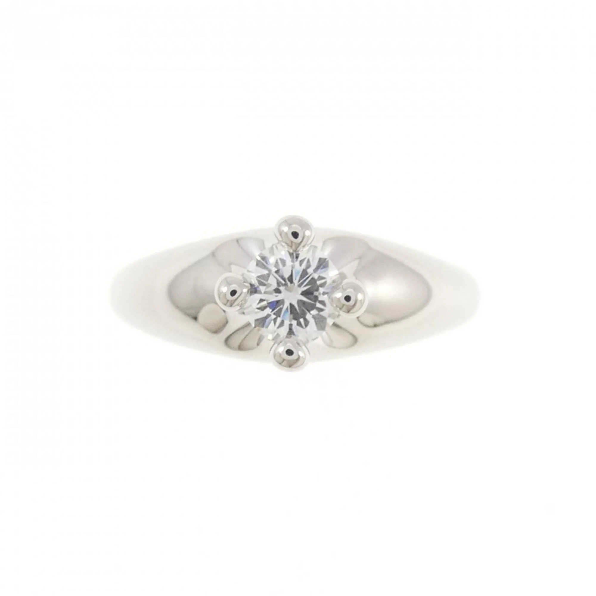 Corona Ring Platinum with Diamond - Image 2
