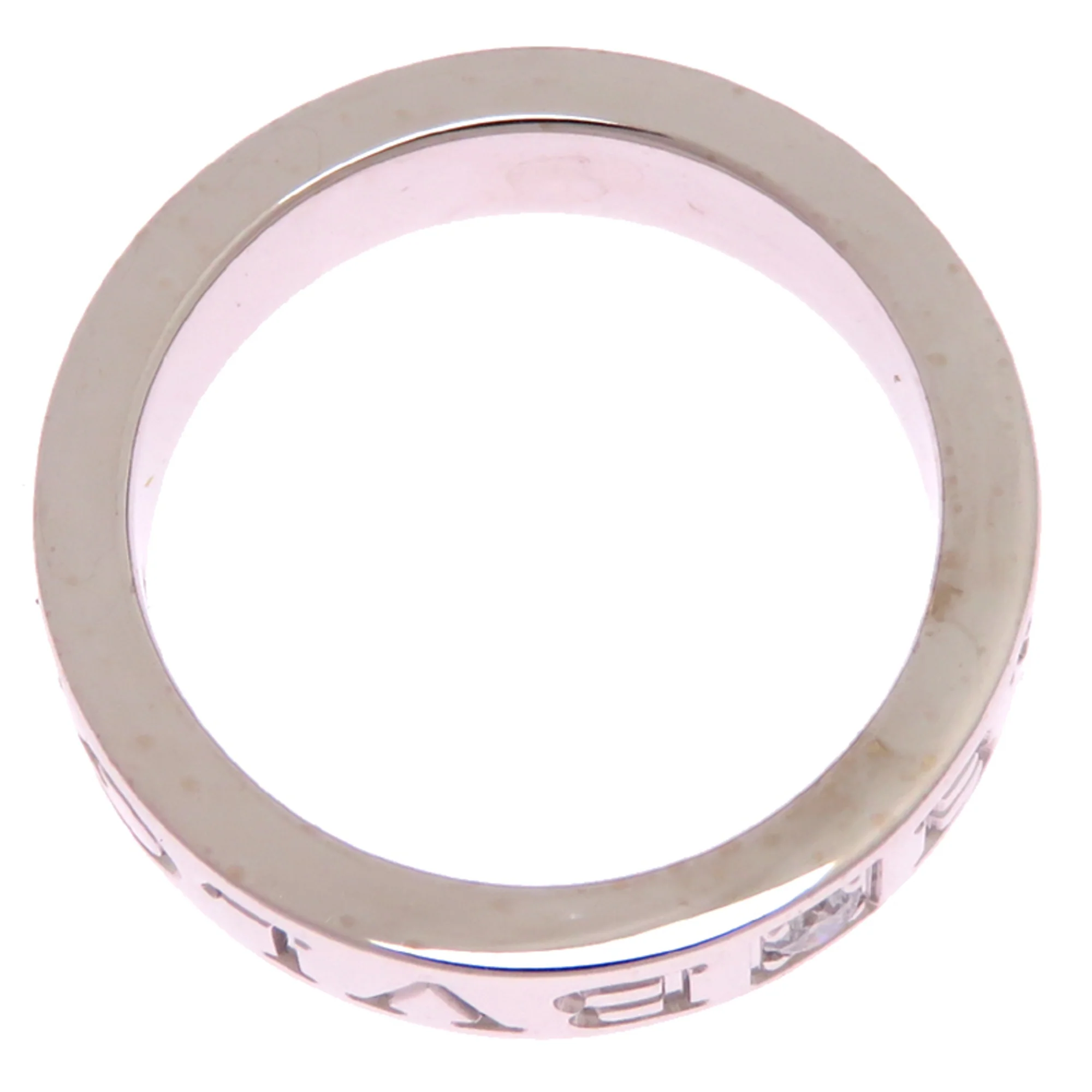 Double Ring 18K White Gold With Diamond - Image 2