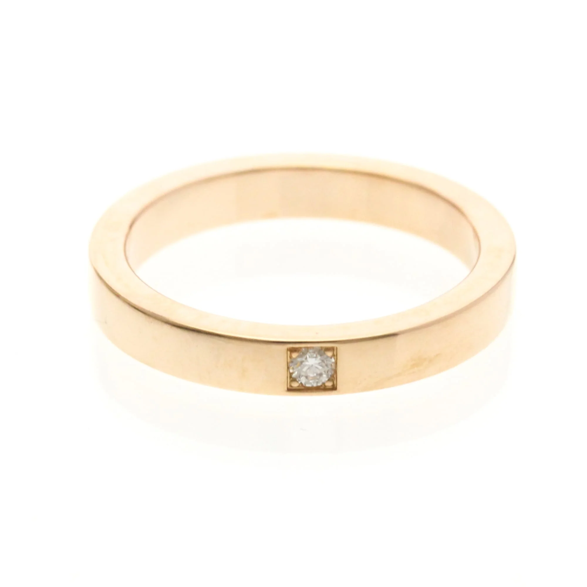 Marie Milling Ring 18K Rose Gold With Diamond