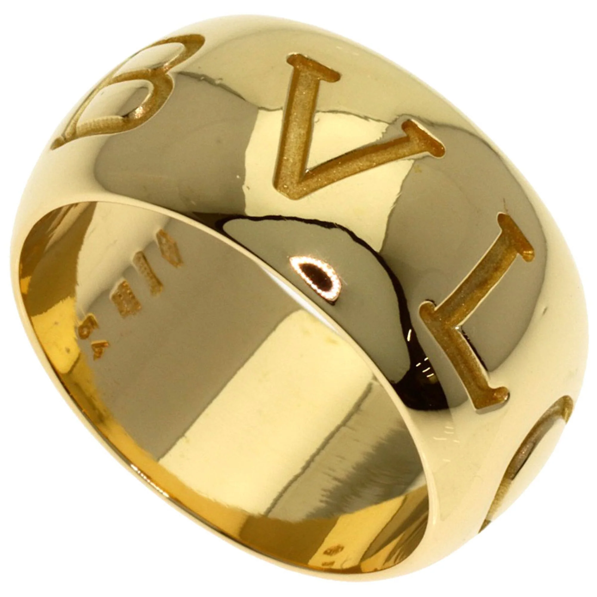 Monologo Ring 18K Yellow Gold