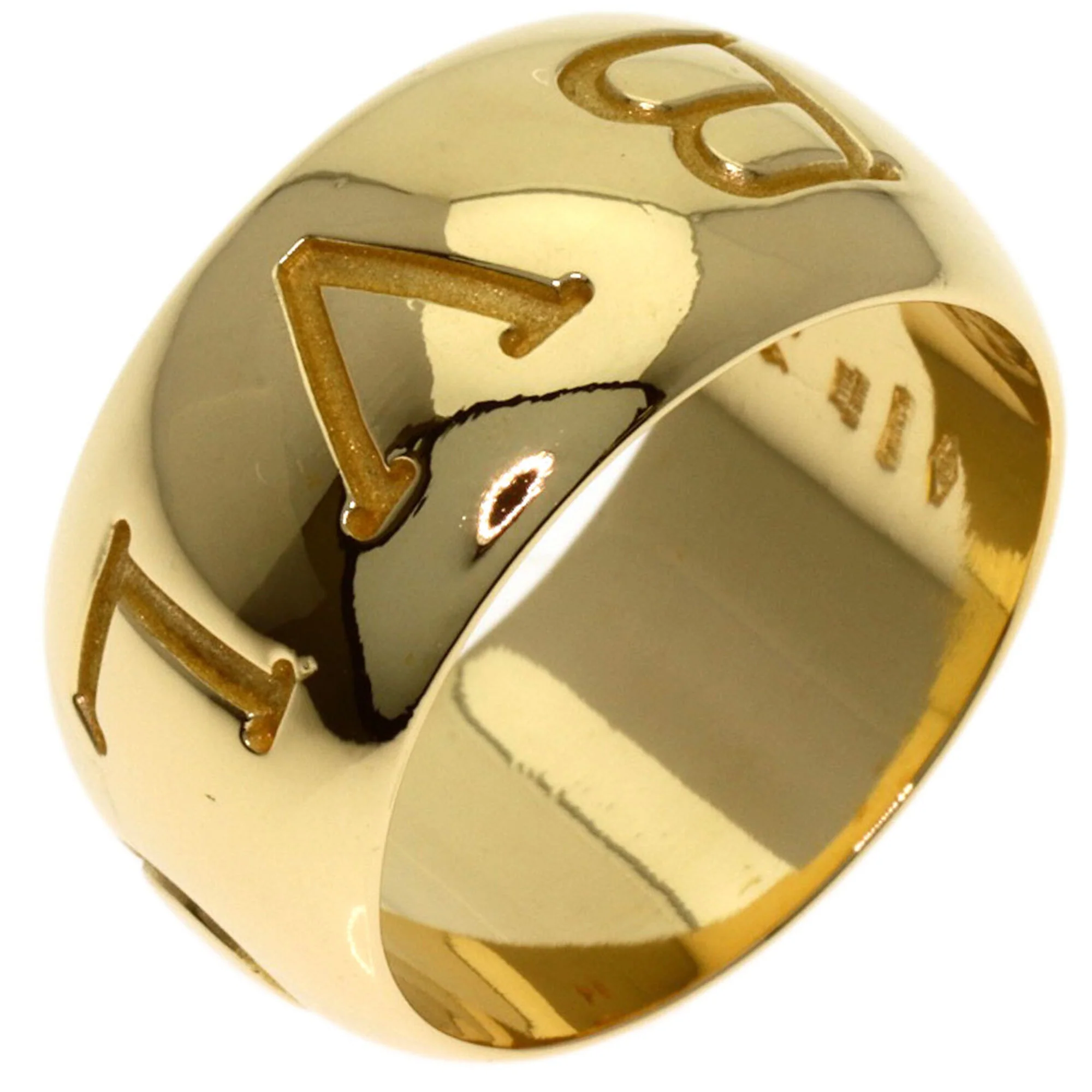 Monologo Ring 18K Yellow Gold - Image 2