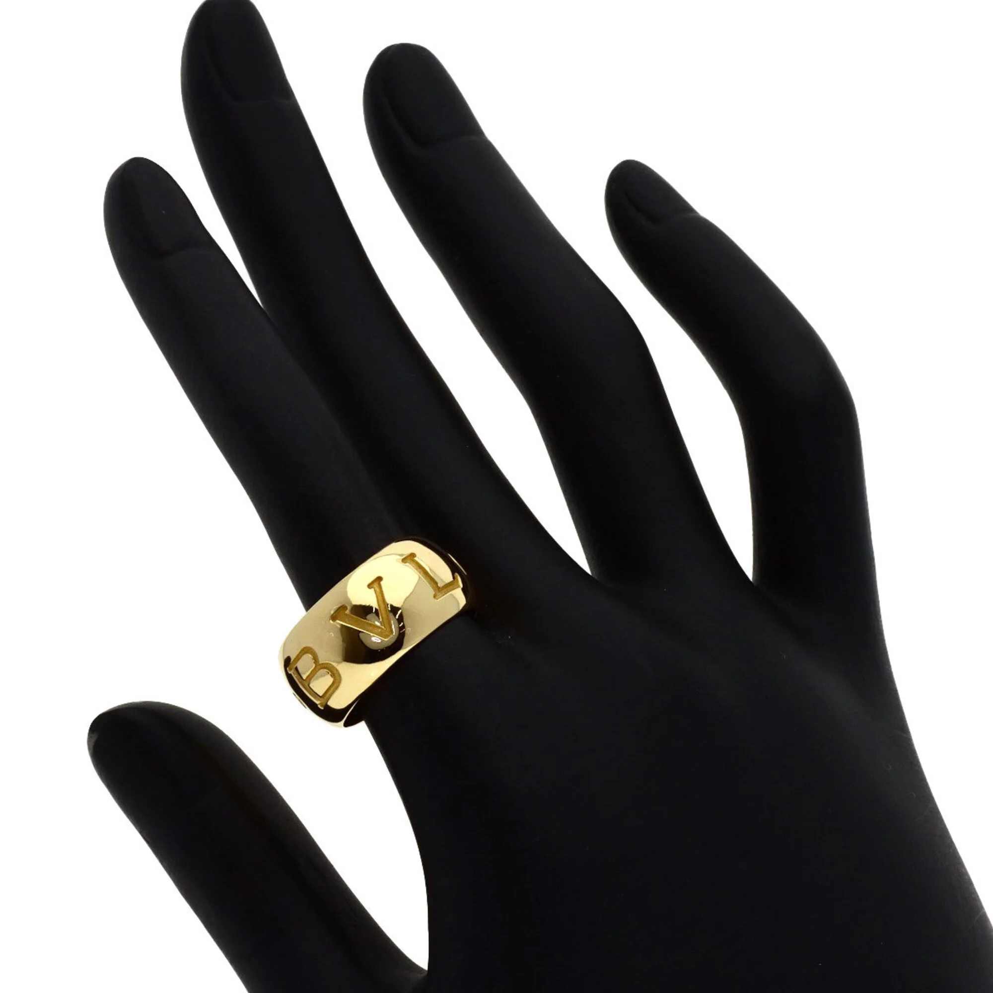 Monologo Ring 18K Yellow Gold - Image 5
