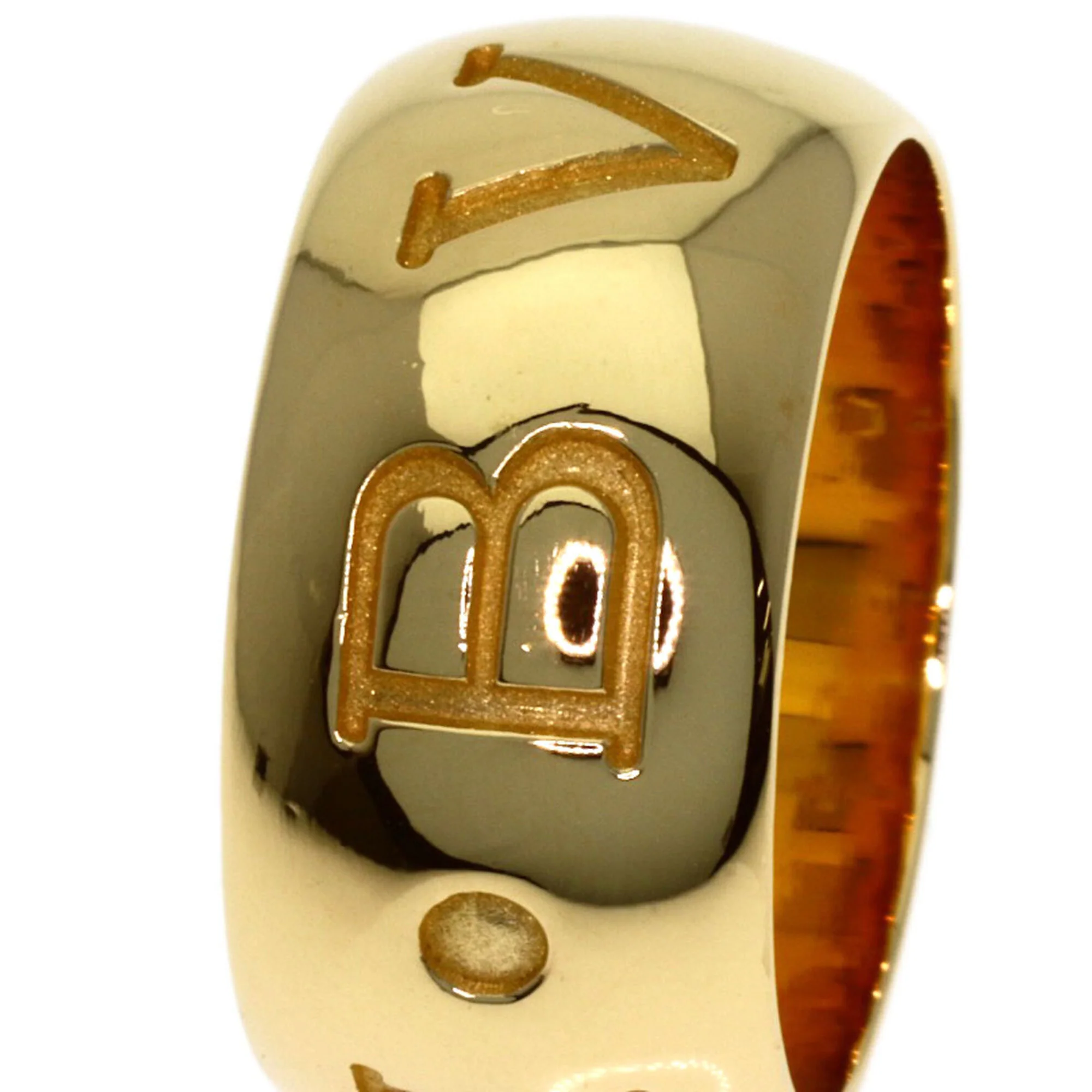 Monologo Ring 18K Yellow Gold - Image 7