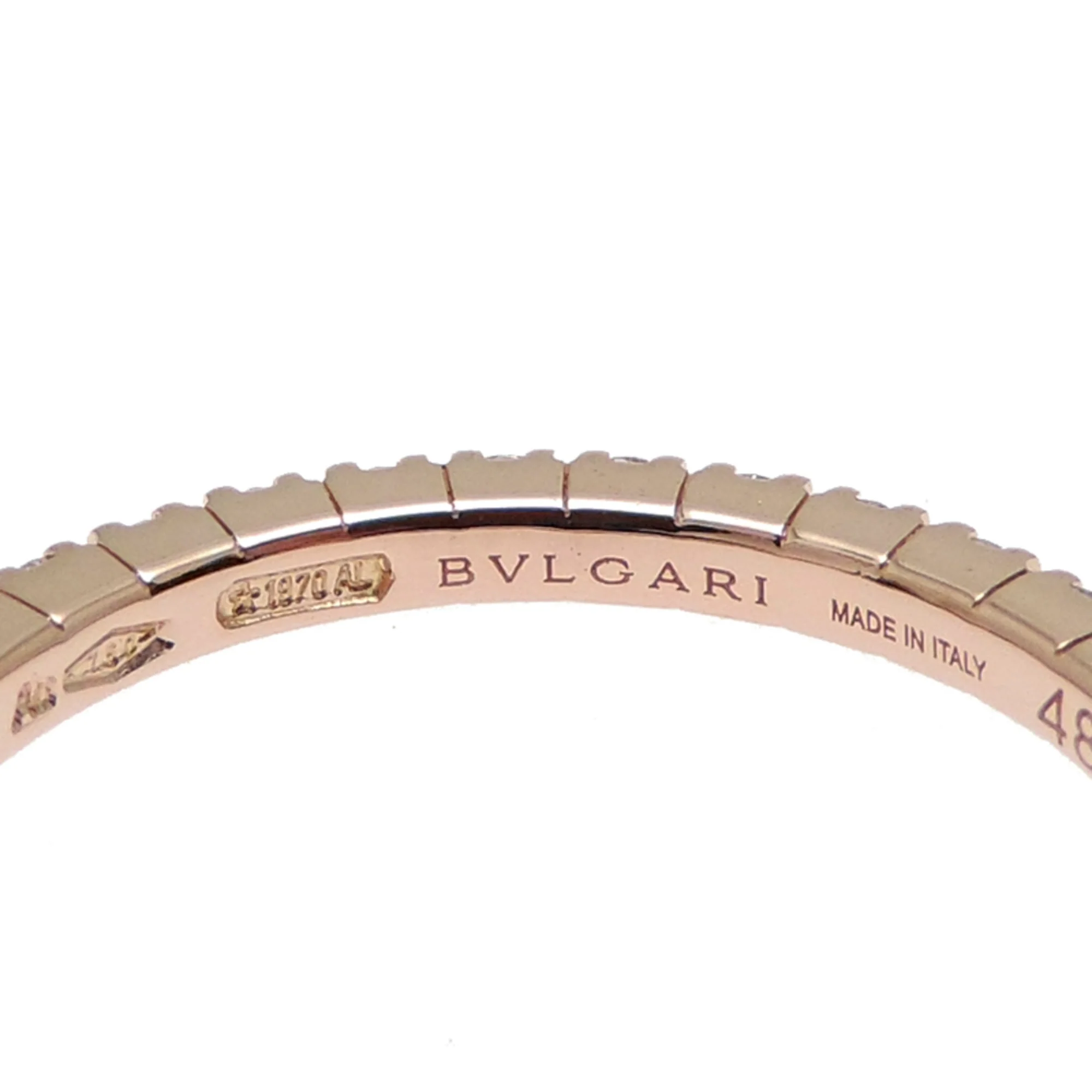 One Band Ring 18K Rose Gold With Diamond - Image 5