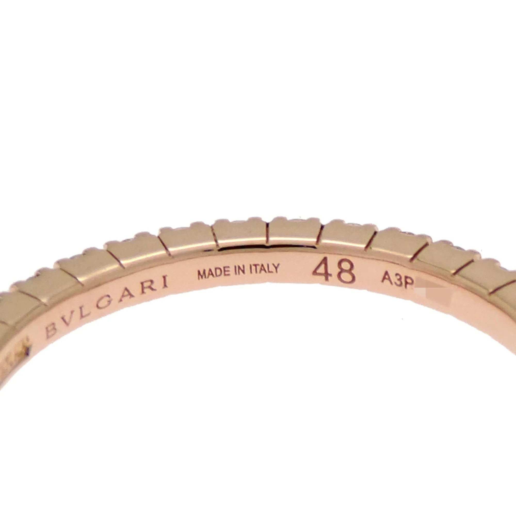 One Band Ring 18K Rose Gold With Diamond - Image 6