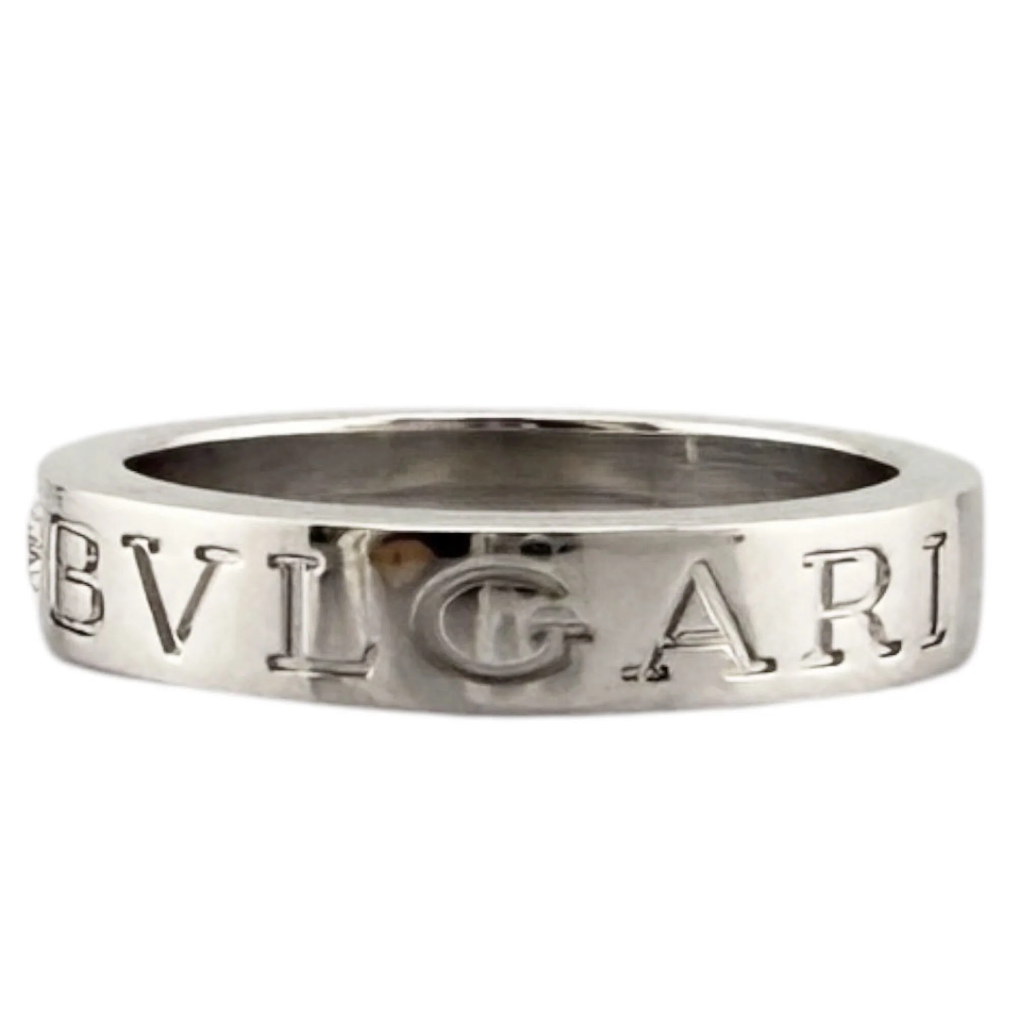 One Band Ring 18K White Gold and Diamond - Image 4