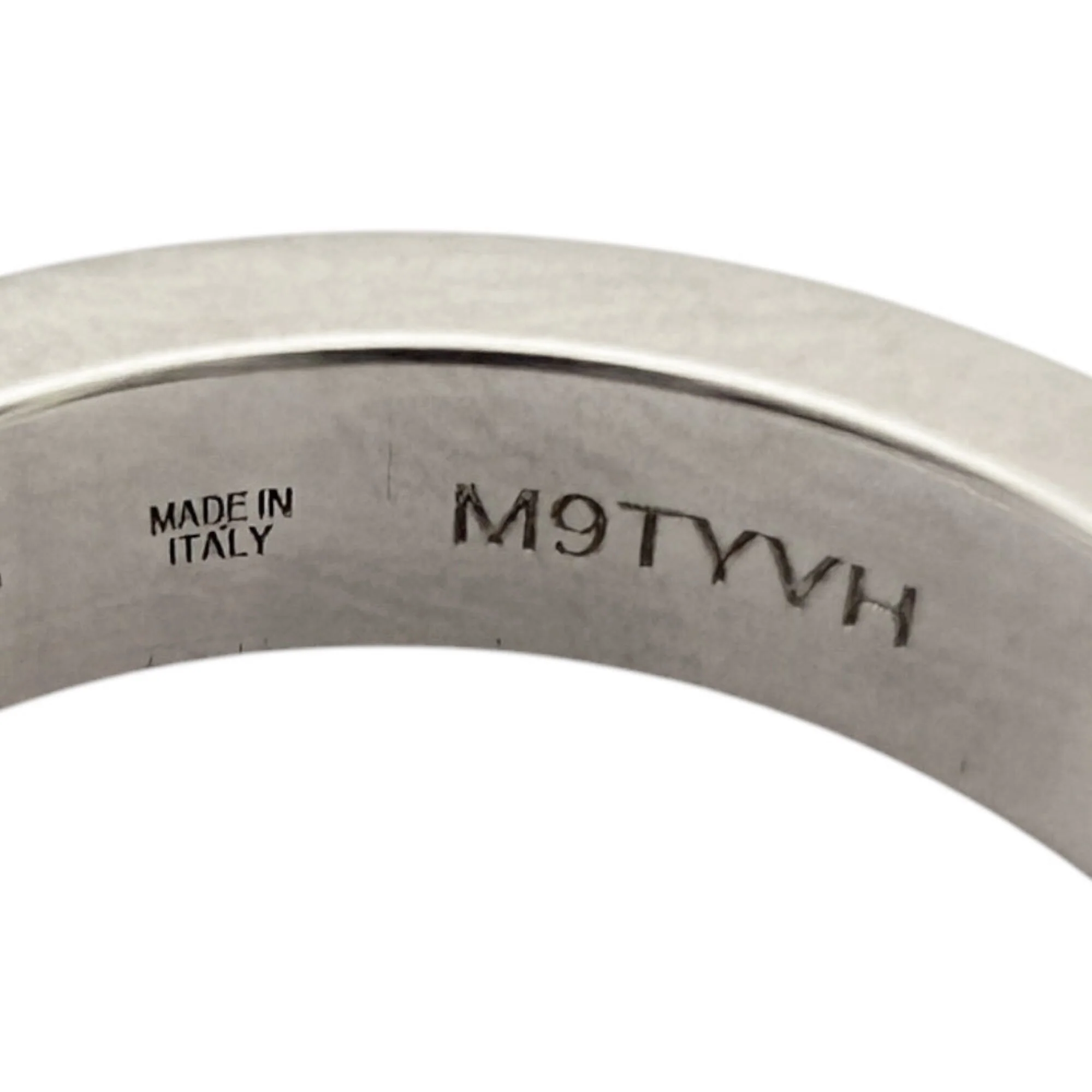 One Band Ring 18K White Gold and Diamond - Image 7