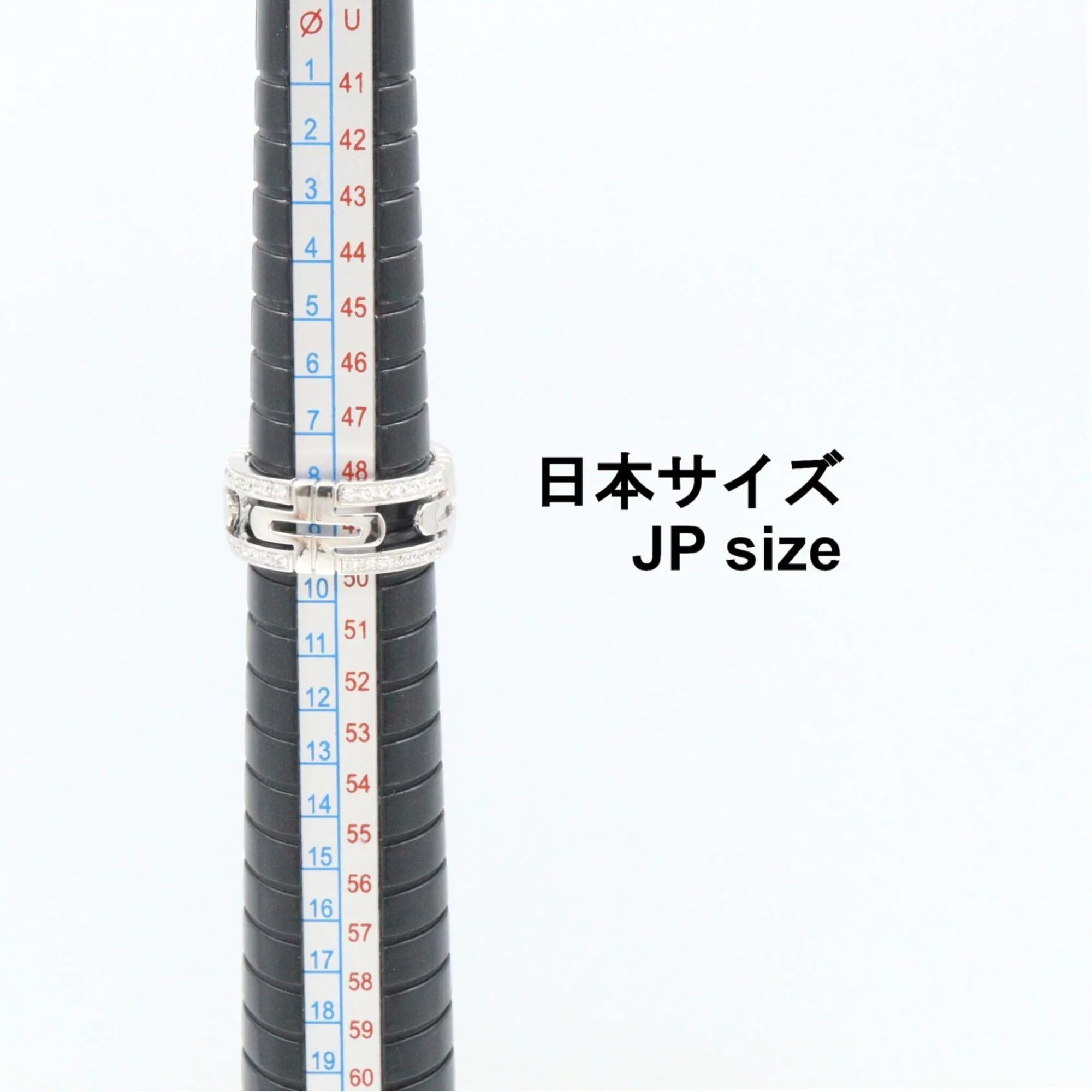 One Band Ring 18K White Gold with Diamond - Image 7