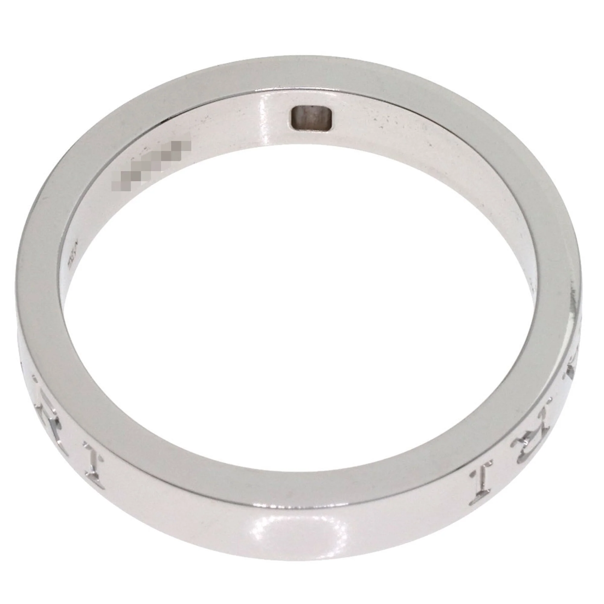 One Band Ring 18K White Gold with Diamond - Image 4