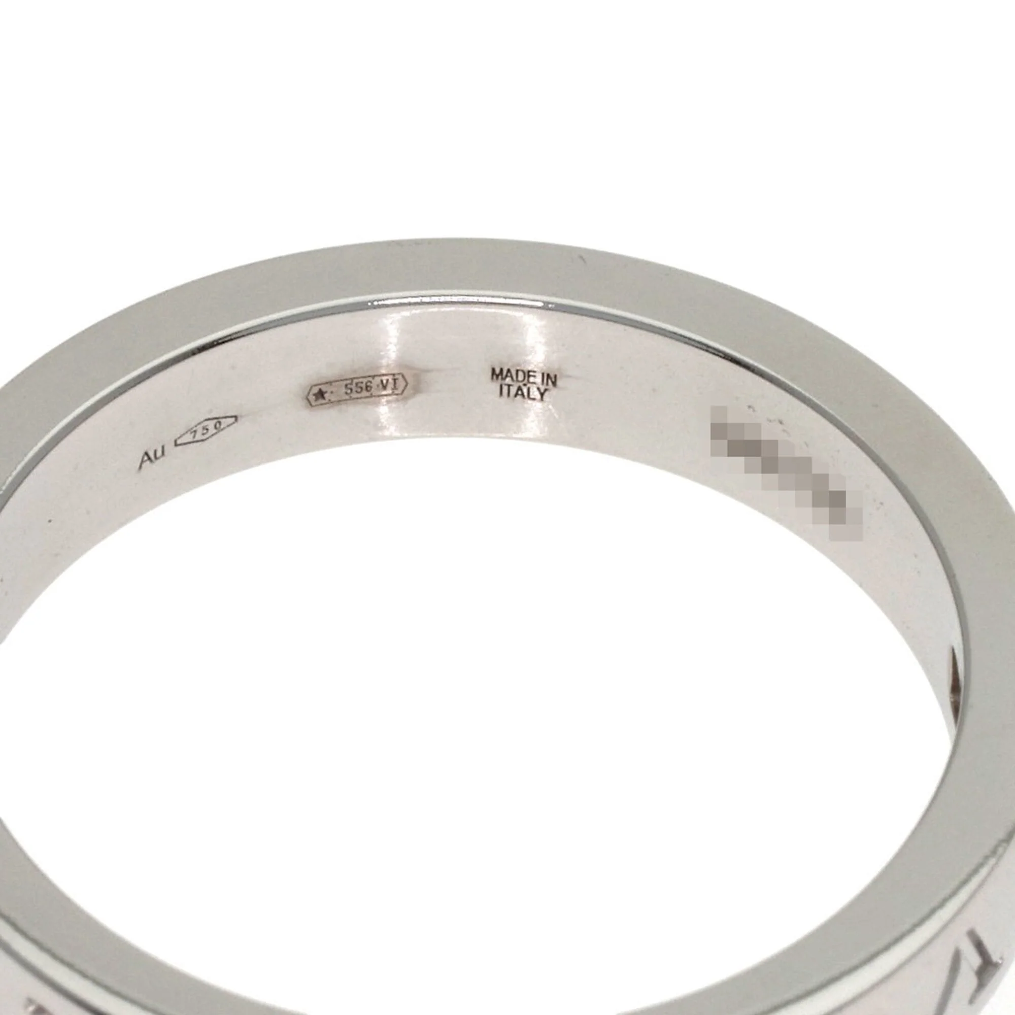 One Band Ring 18K White Gold with Diamond - Image 5