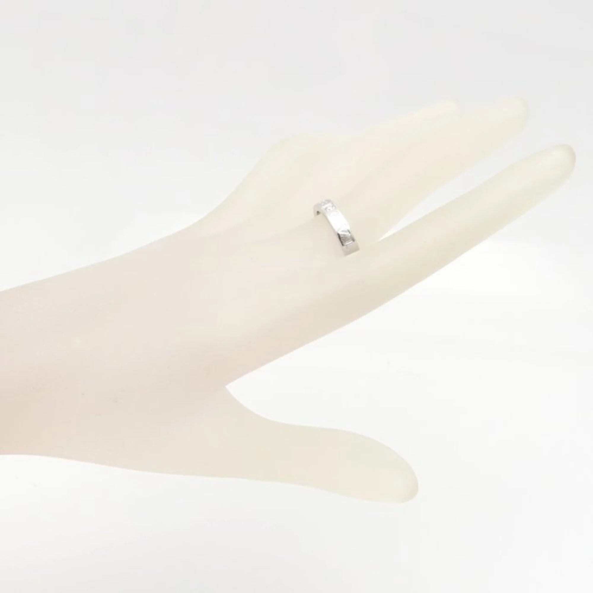 Ring 18K White Gold With Diamond - Image 9