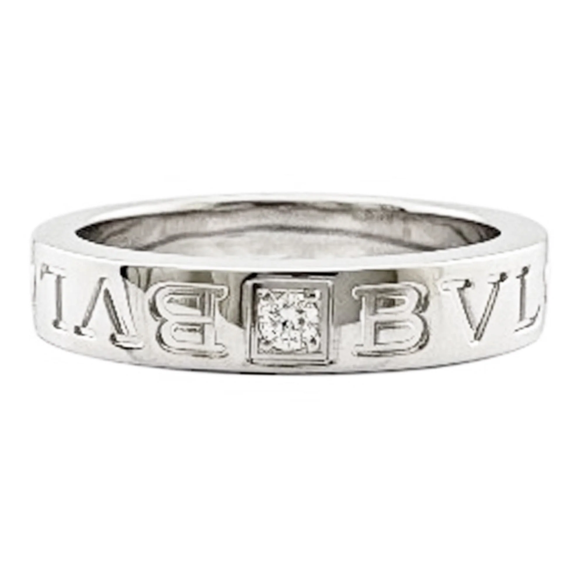 Ring 18K White Gold with Diamond - Image 3