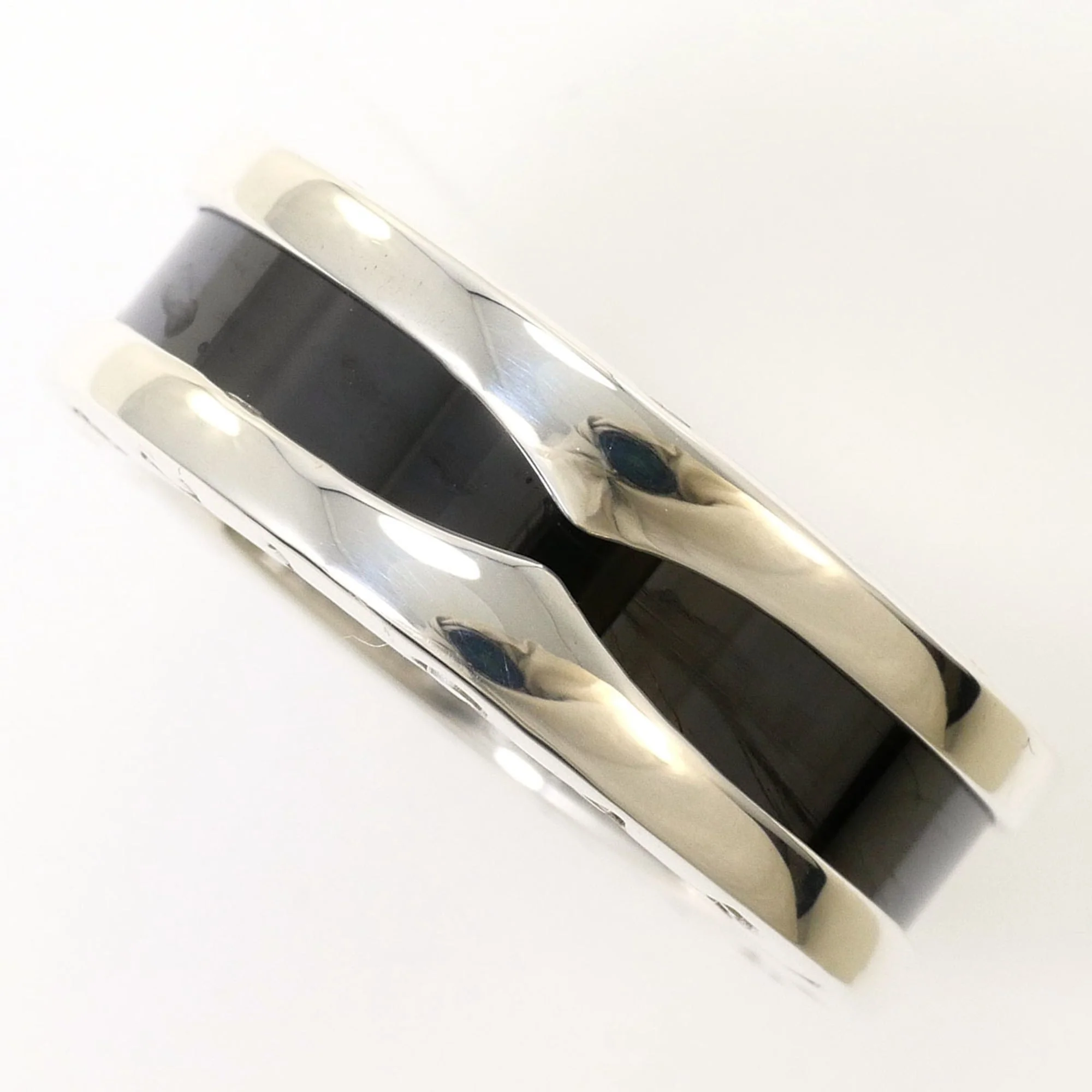Ring Ceramic and Sterling Silver