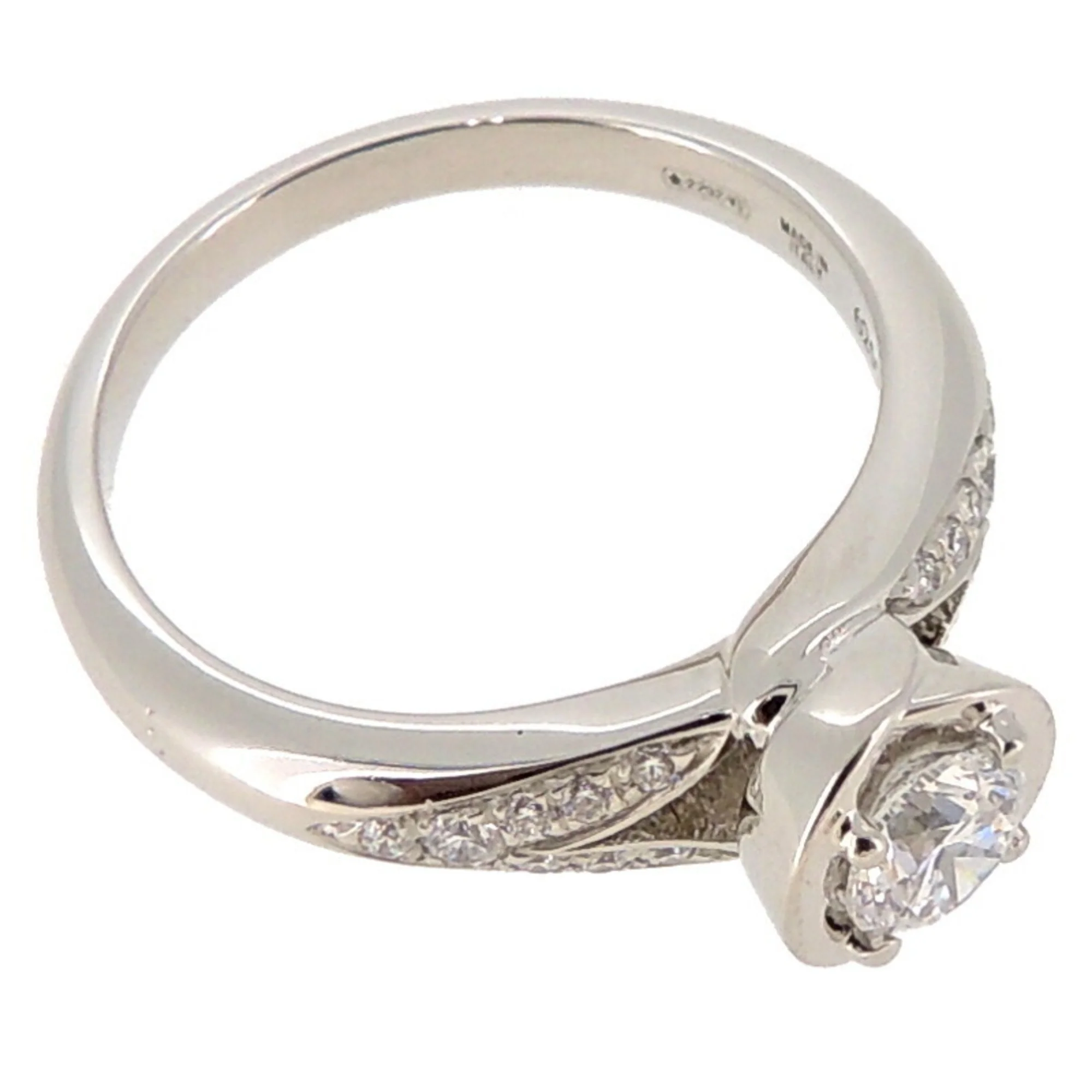 Ring Platinum With Diamond - Image 2