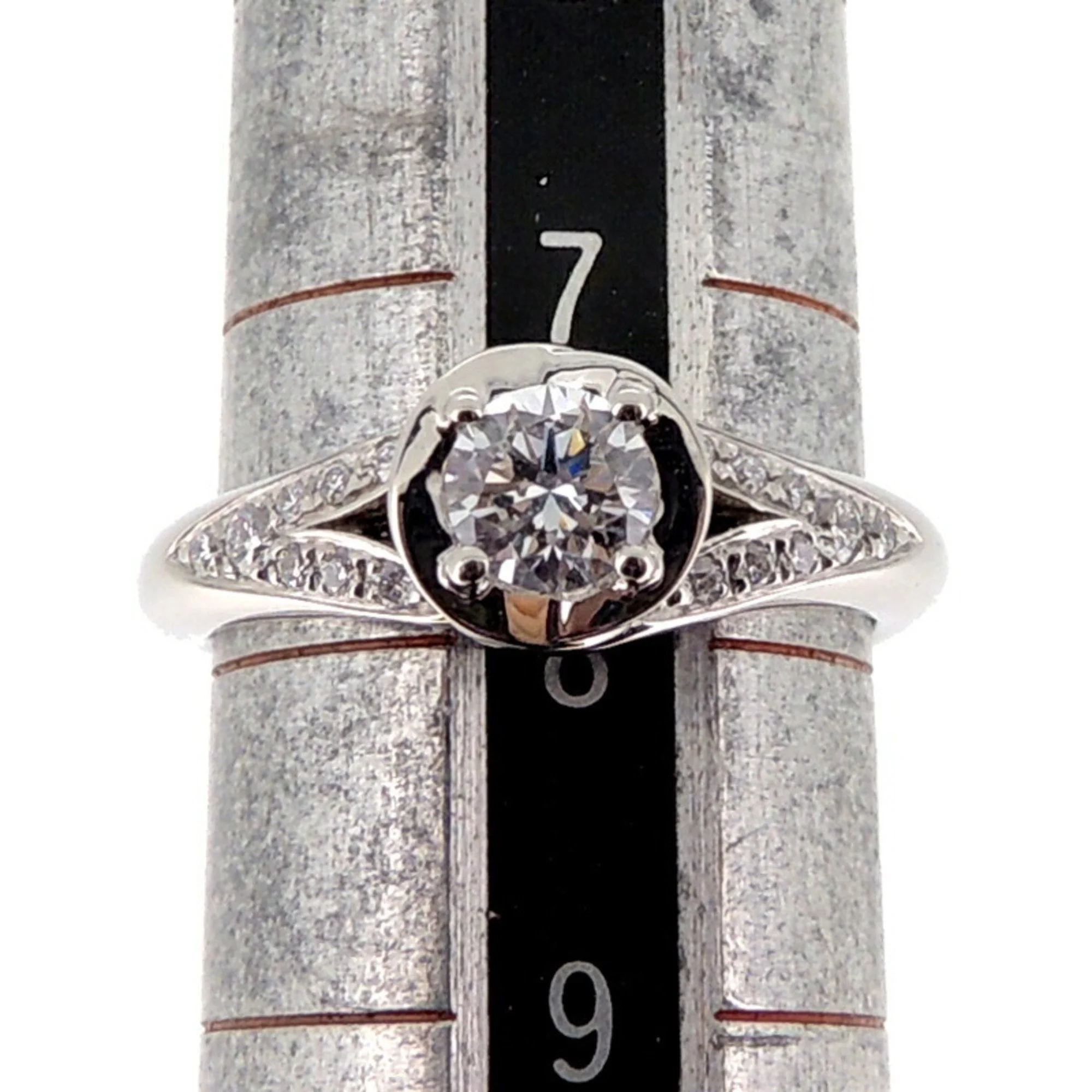 Ring Platinum With Diamond - Image 7