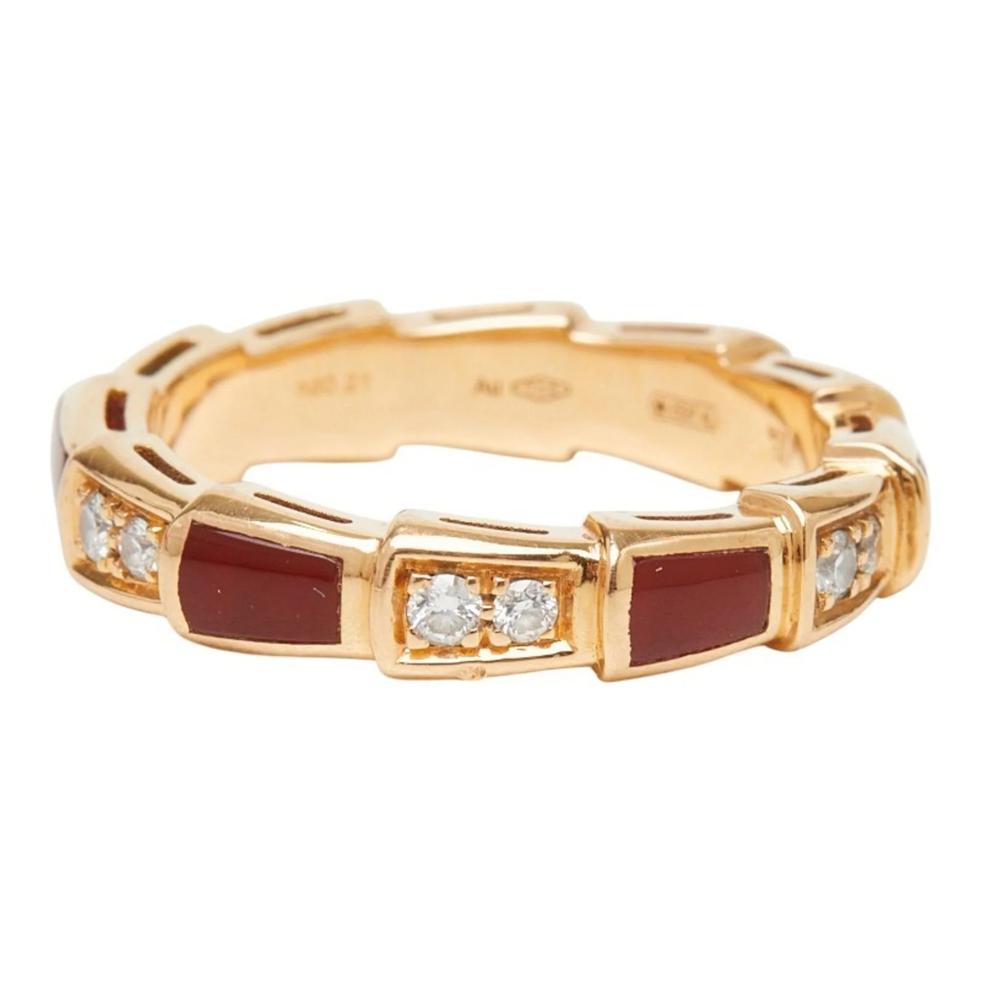 Serpenti Viper Ring 18K Rose Gold - Image 2